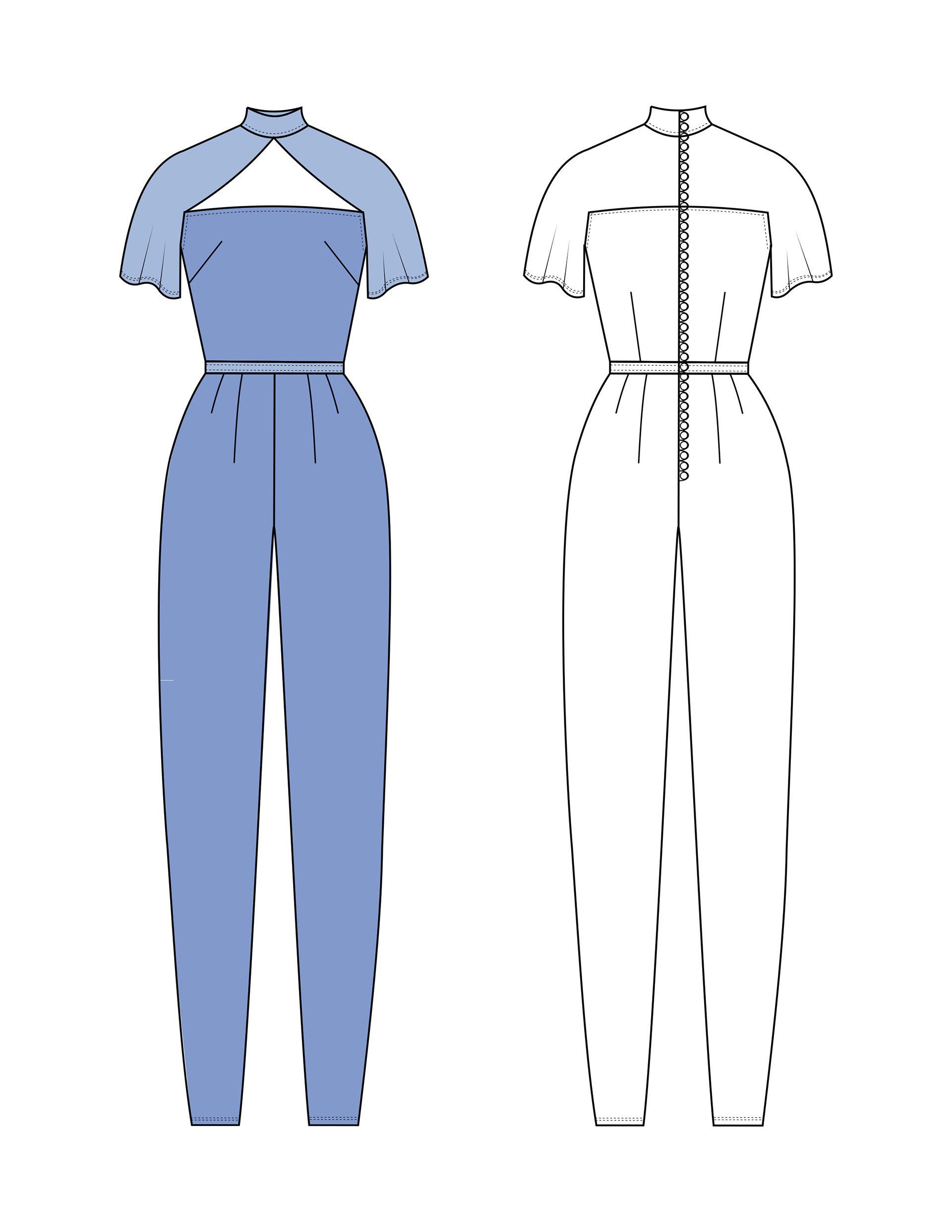 Flats - Jumpsuit Look