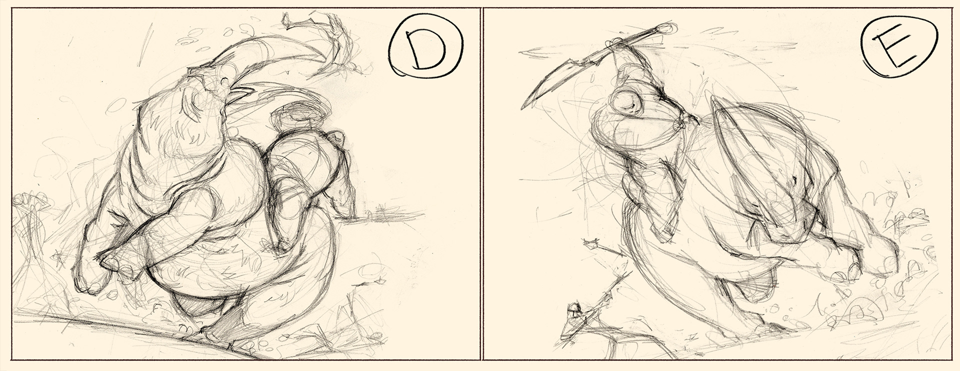 Composition Thumbnails D and E