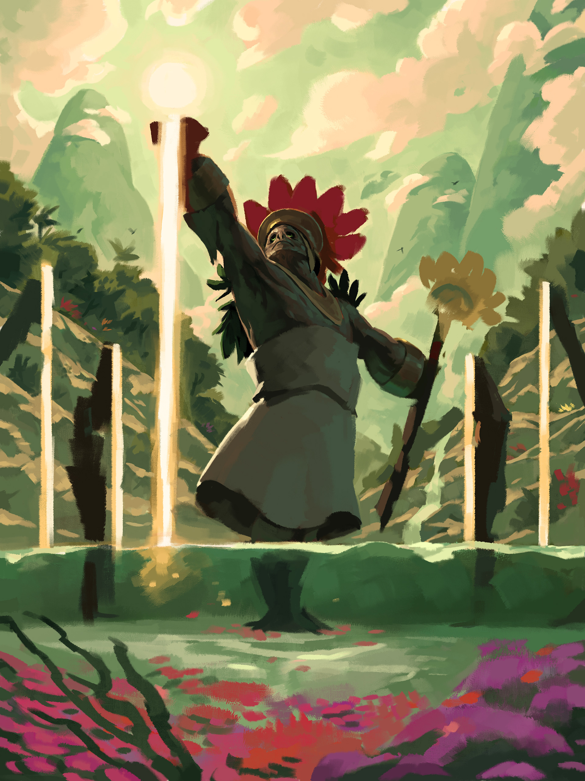 First Pass and Final Color Scheme