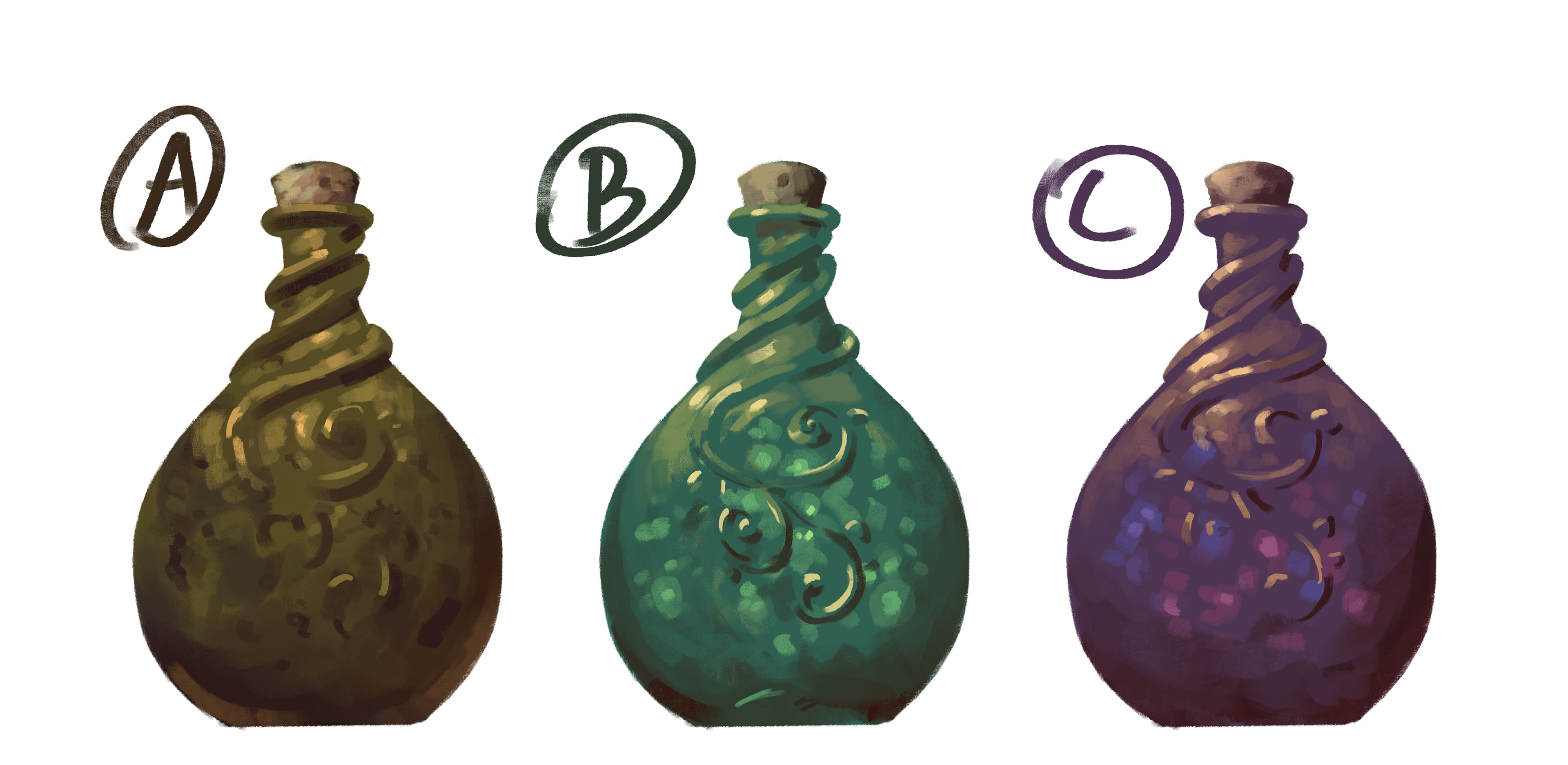 Bug Bottle Color Schemes