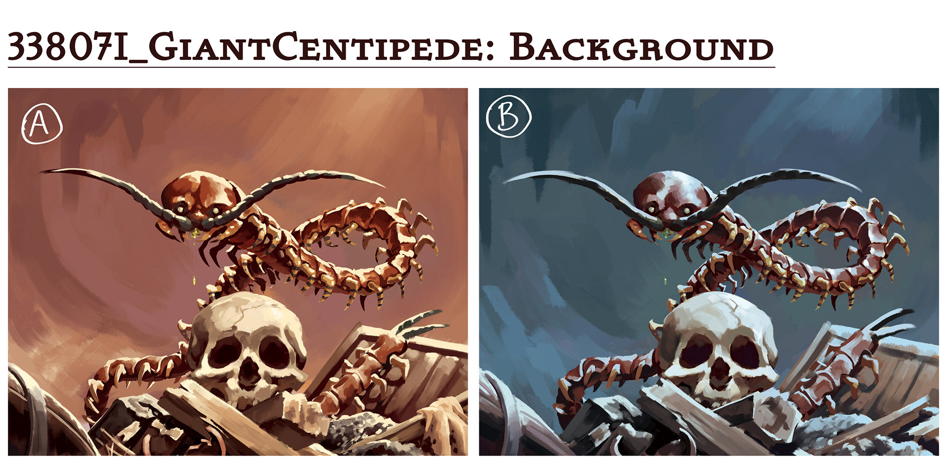 Color schemes with a background