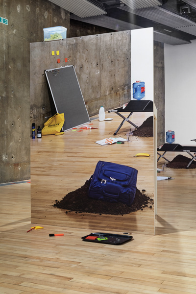 Emmanuelle Lainé, "Learn the Rules Like a Pro, So You Can Break Them Like an Artist!", Hayward gallery, exhibition view, credit: Thierry Bal