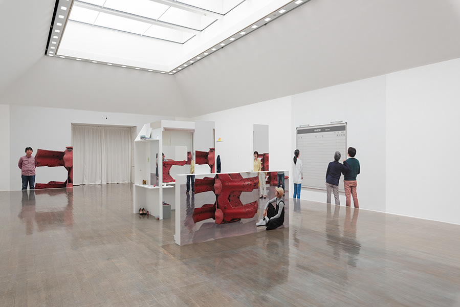 Emmanuelle Lainé, Exhibition view at Art Tower Mito (Japan)