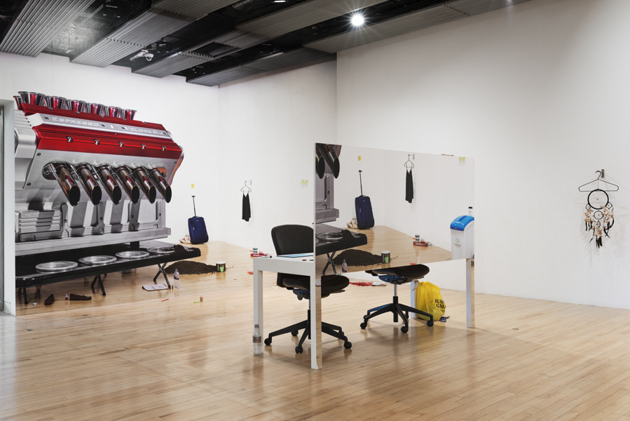 Emmanuelle Lainé, "Learn the Rules Like a Pro, So You Can Break Them Like an Artist!", Hayward gallery, exhibition view, credit: Thierry Bal