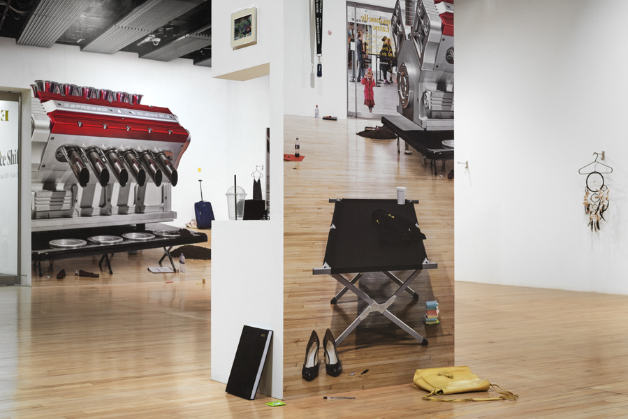 Emmanuelle Lainé, "Learn the Rules Like a Pro, So You Can Break Them Like an Artist!", Hayward gallery, exhibition view, credit: Thierry Bal