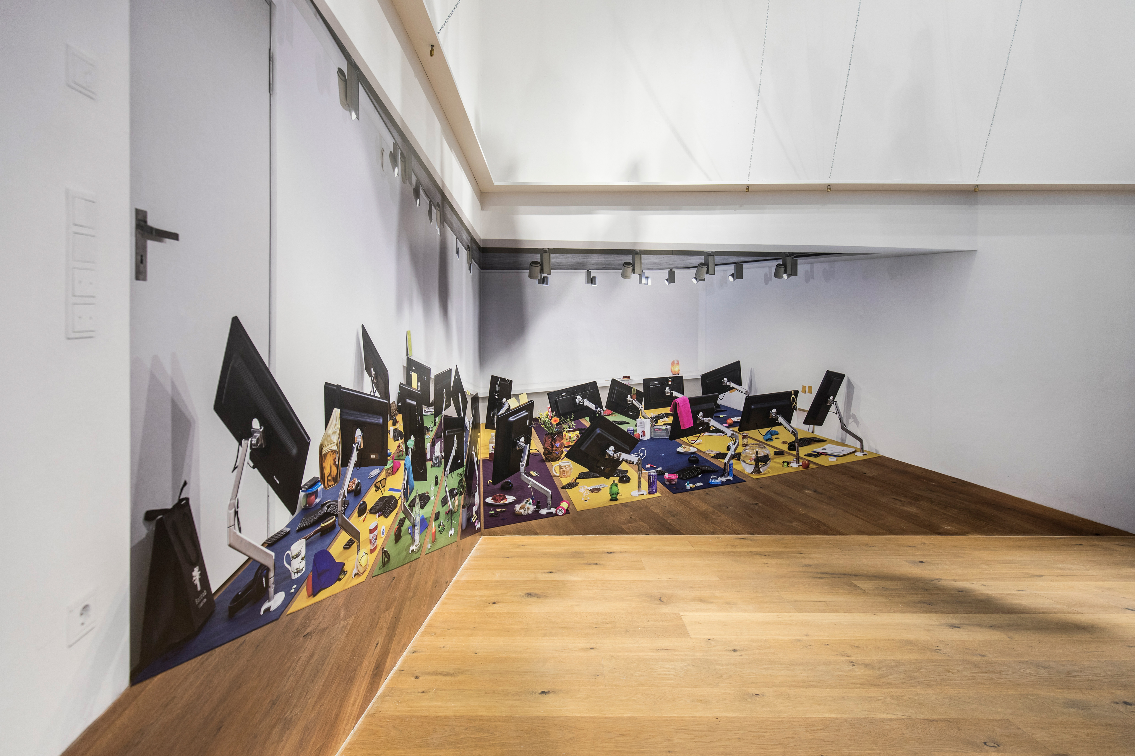 Emmanuelle Lainé, installation View at BNKR Munich