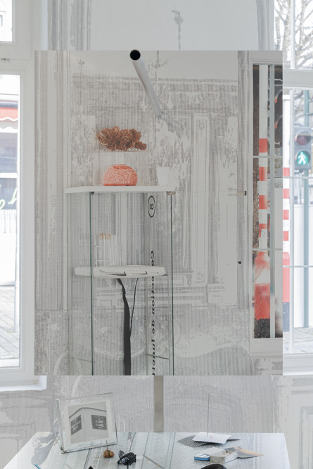 Emmanuelle Lainé, Exhibition view at Saint-Martin Bookshop Brussels.