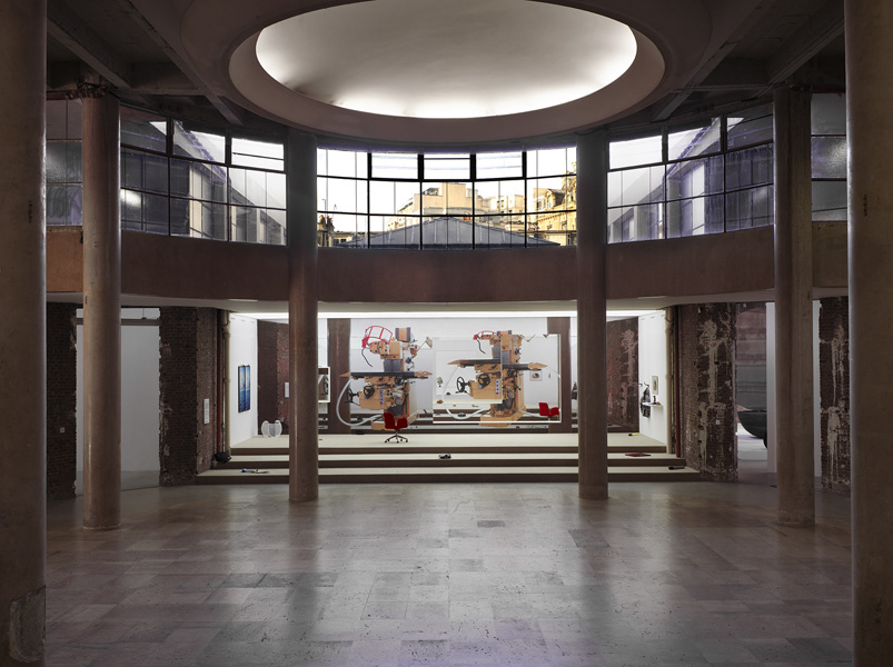 Emmanuelle Lainé, Palais de Tokyo, exhibition view 2017, Credit: André Morin