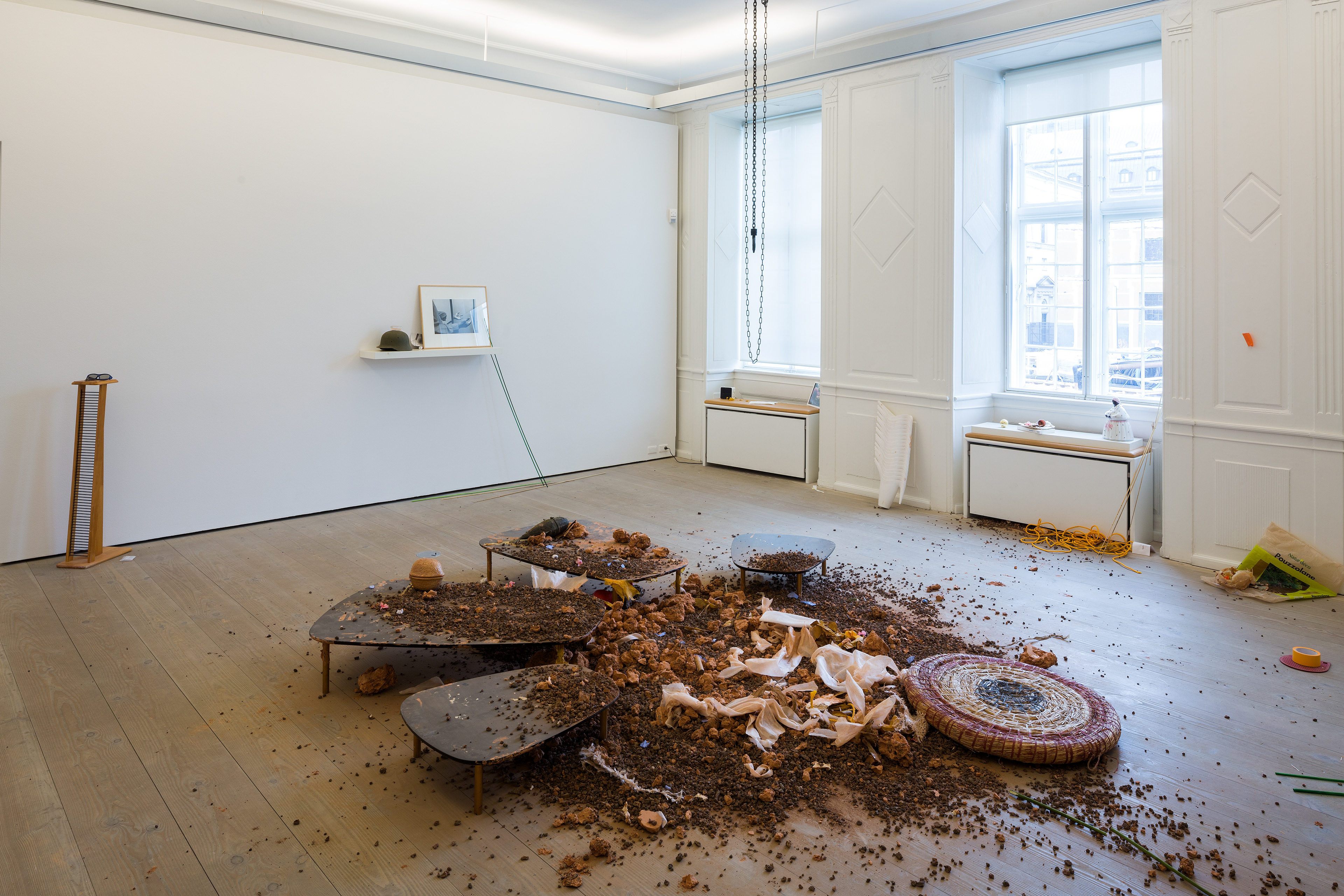 Emmanuelle Lainé, installation View at GL Strand Copenhagen