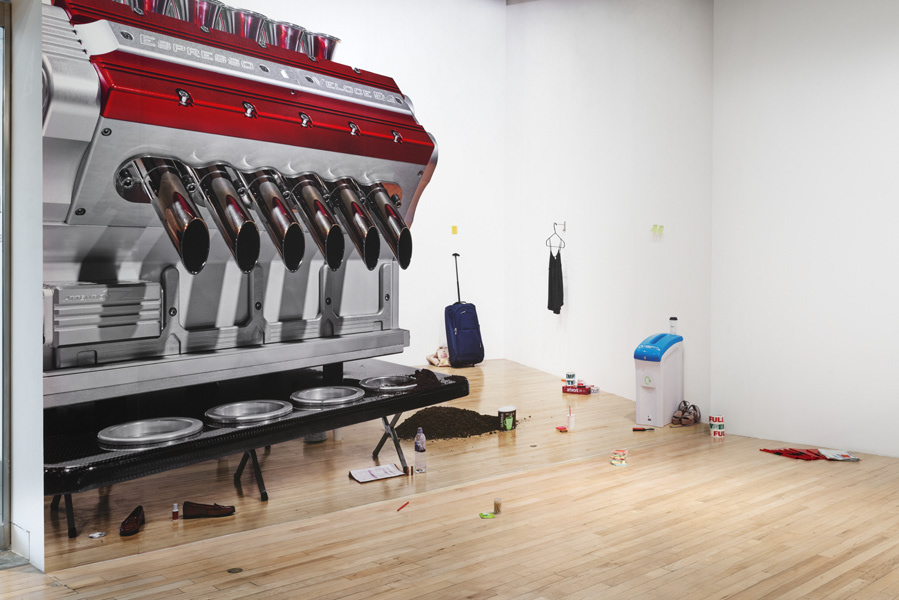 Emmanuelle Lainé, "Learn the Rules Like a Pro, So You Can Break Them Like an Artist!", Hayward gallery, exhibition view, credit: Thierry Bal