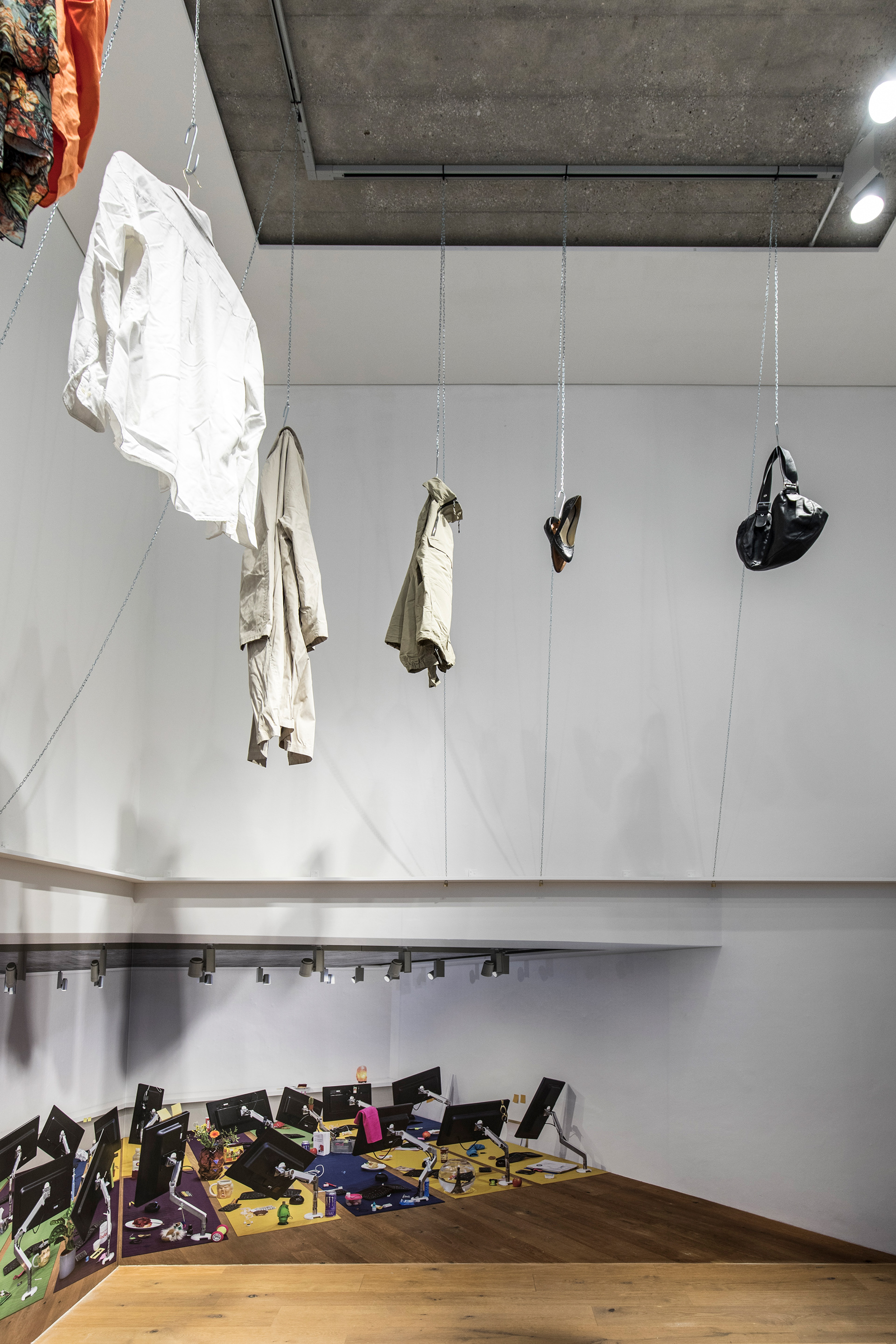 Emmanuelle Lainé, installation View at BNKR Munich