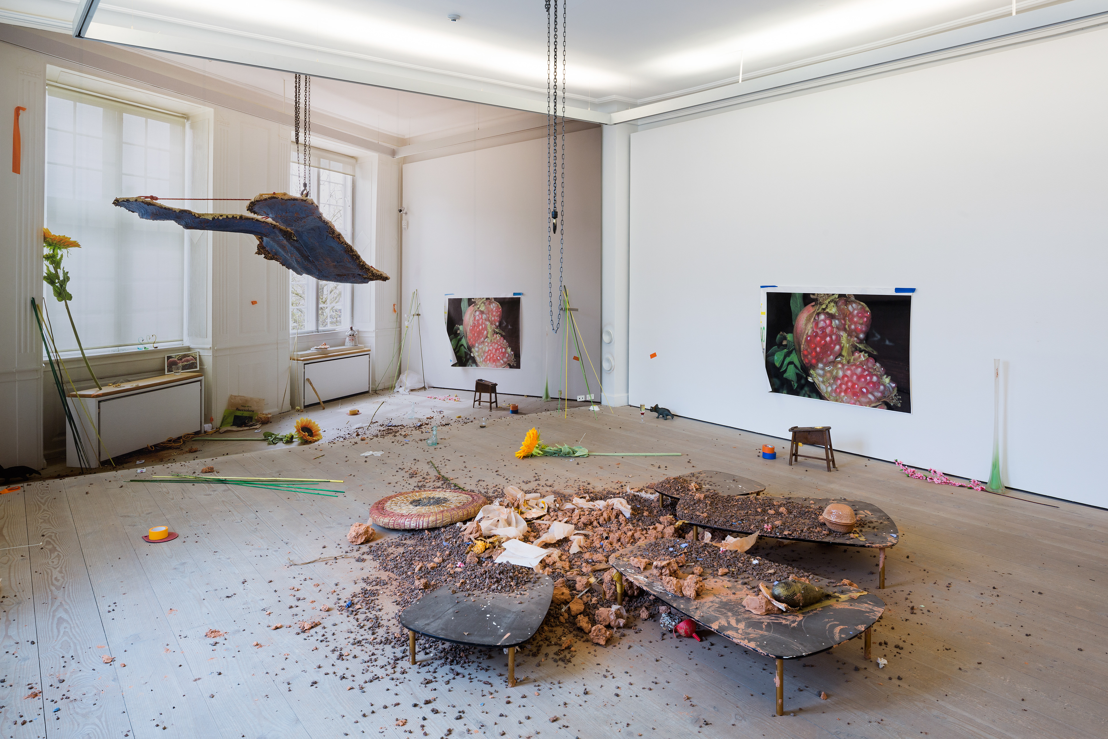 Emmanuelle Lainé, installation View at GL Strand Copenhagen