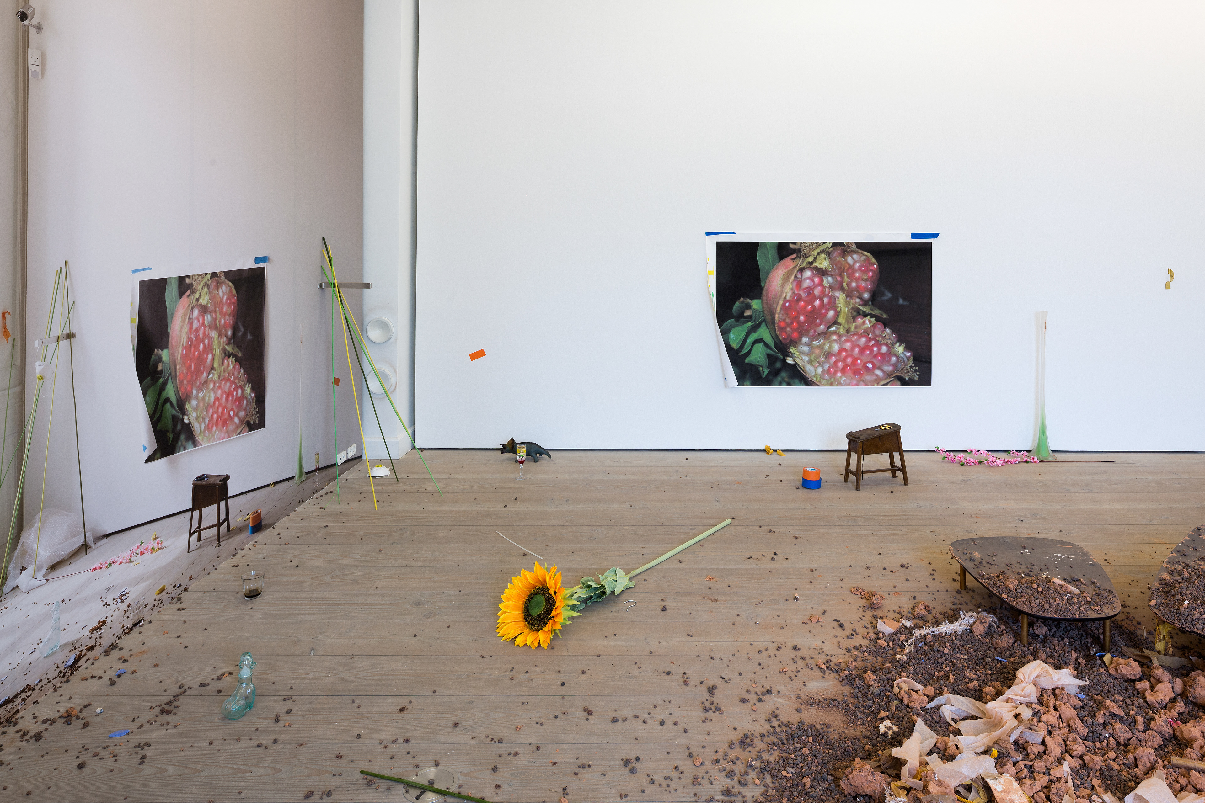 Emmanuelle Lainé, installation View at GL Strand Copenhagen