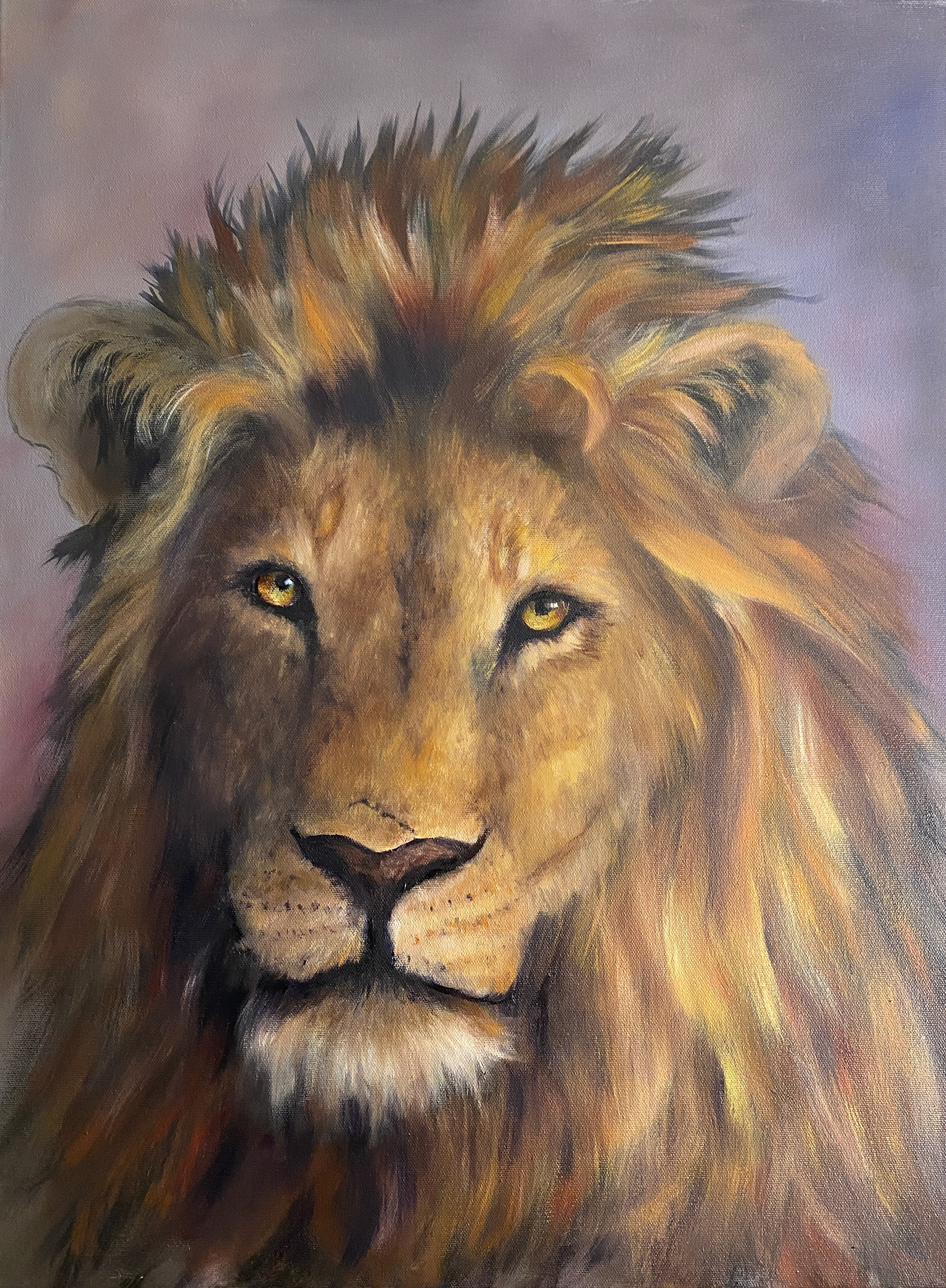 "Kian" Oil on Canvas. 18x24, $400