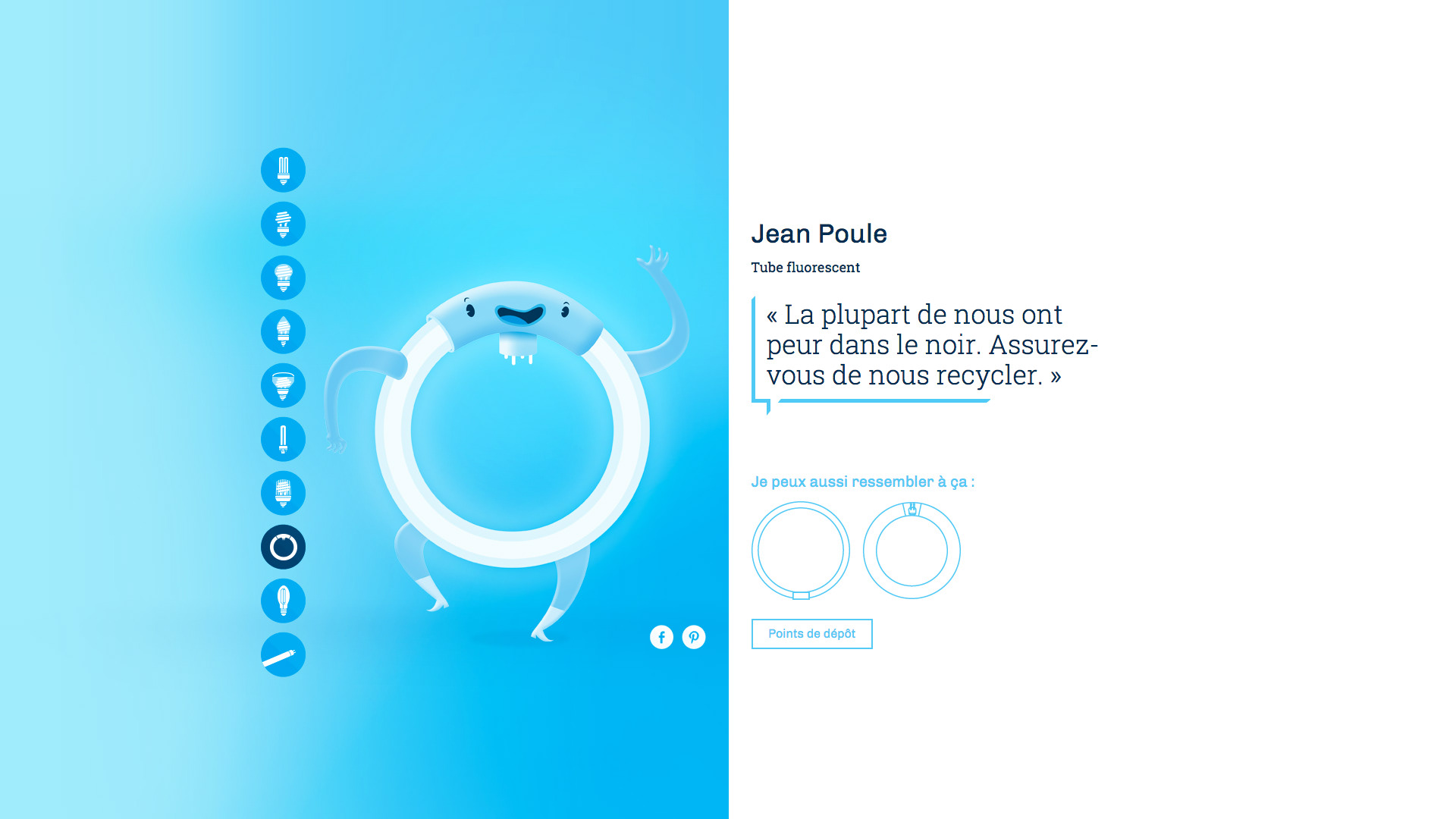 Tube fluorescent - Jean Poule