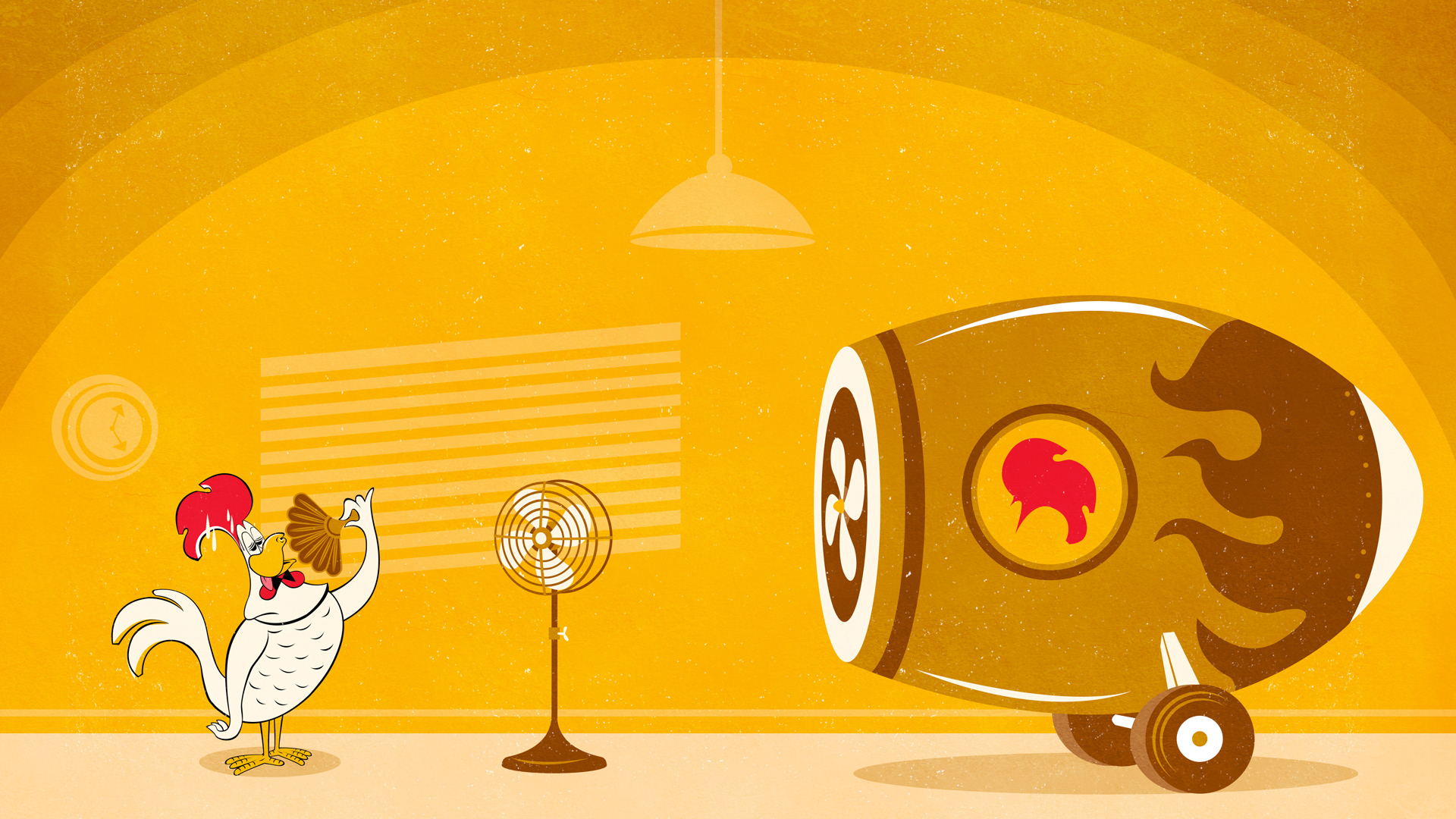 St Hubert - hot temperature