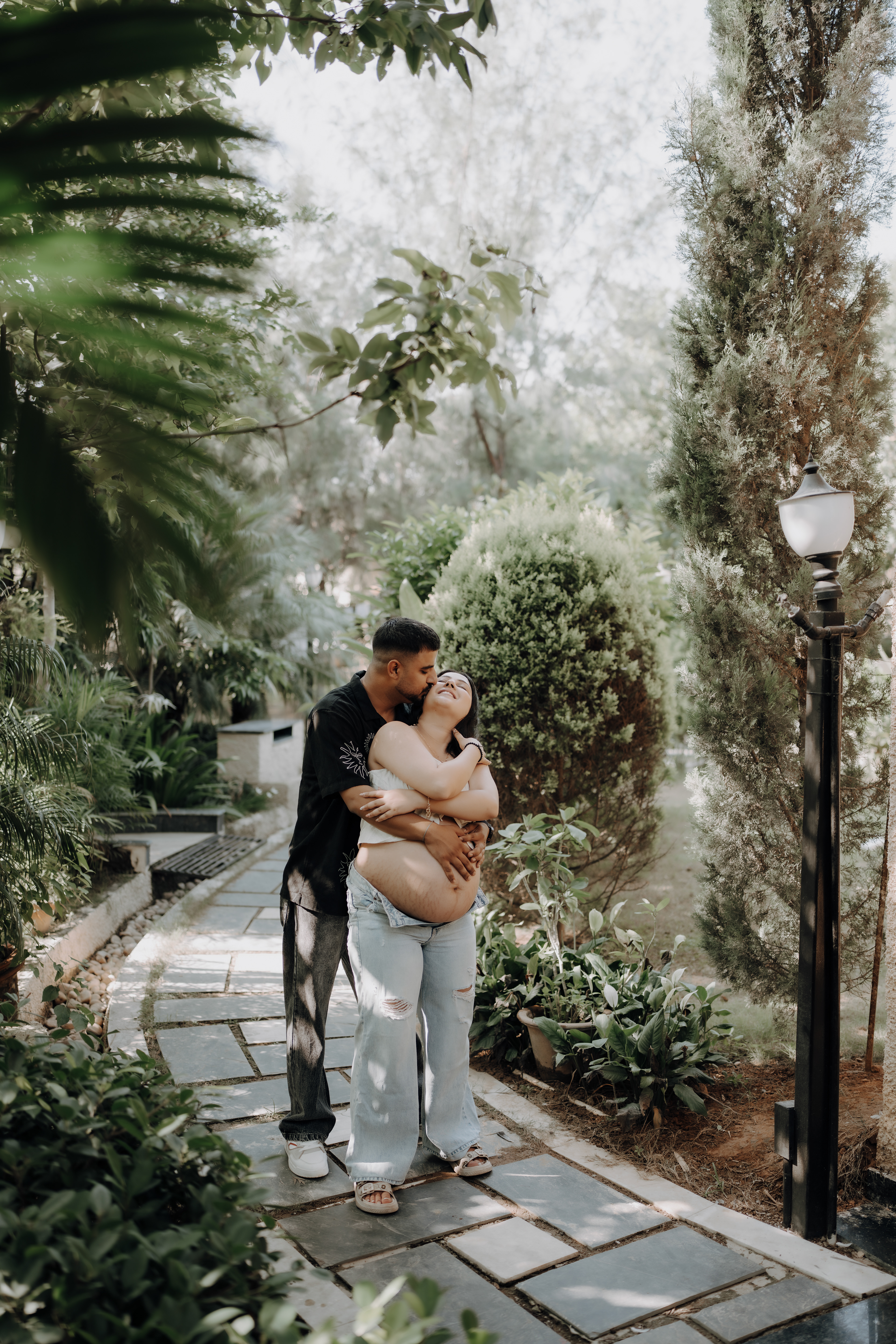 8. "Beneath the trees, beside each other, beyond words."