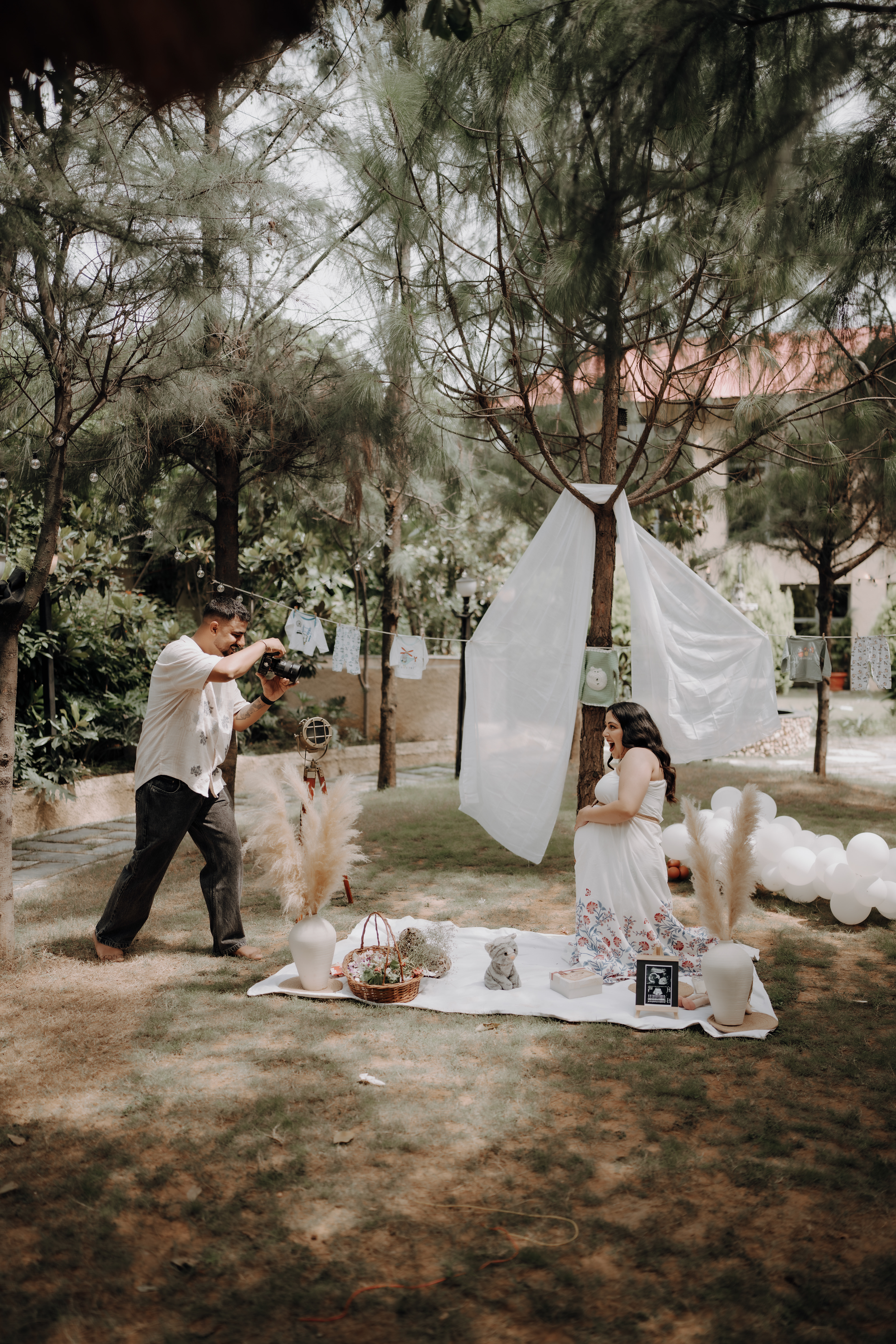 "Under the open skies, two hearts wait for one more.