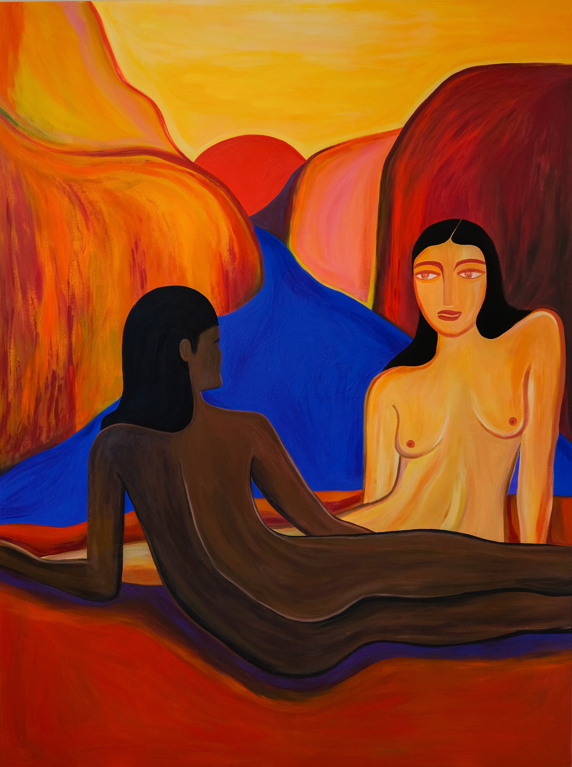 DON'T FORGET TO LIVE, 2024 (200x150 cm)