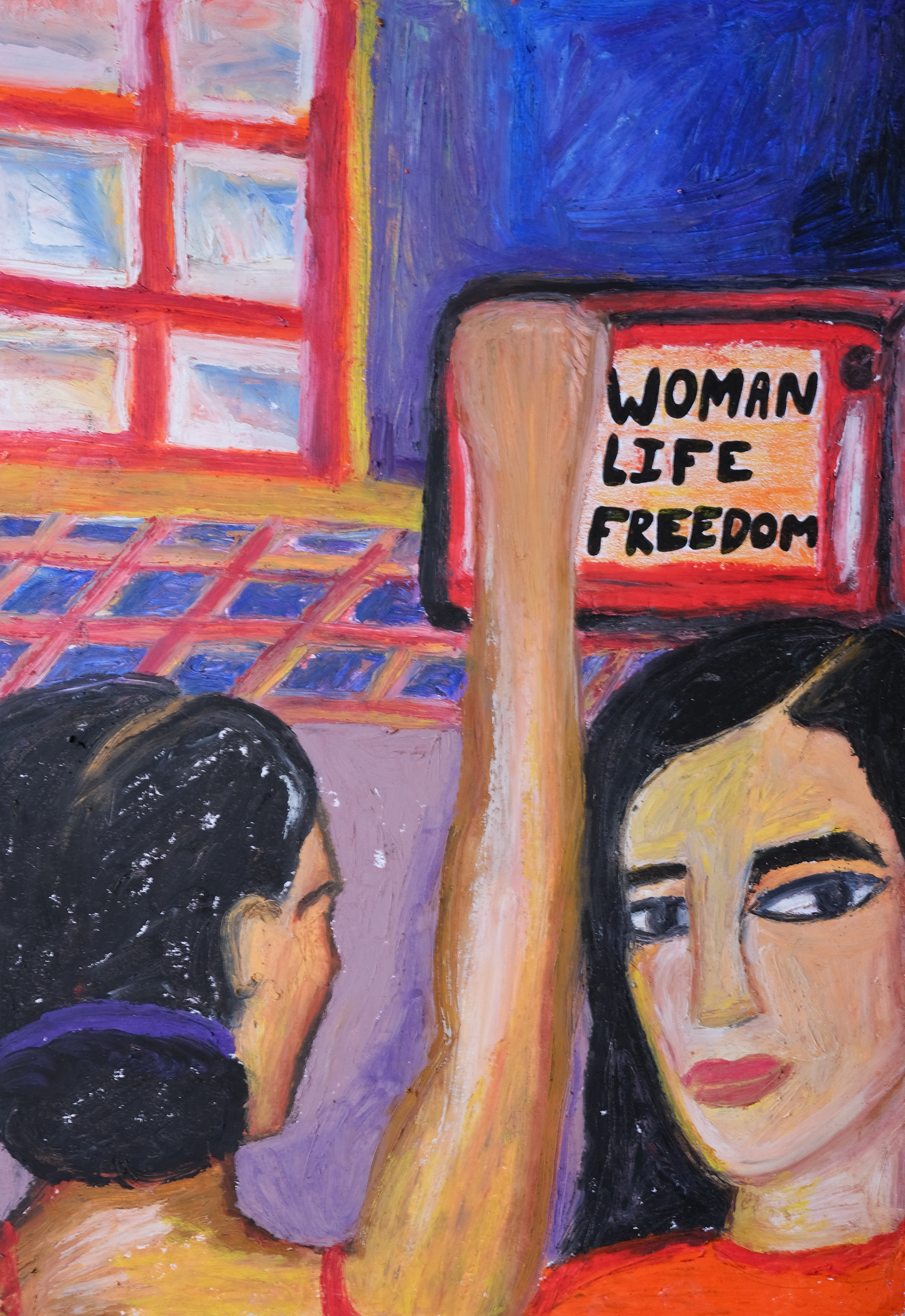 Woman Life Freedom, 2023 (24x32 cm)