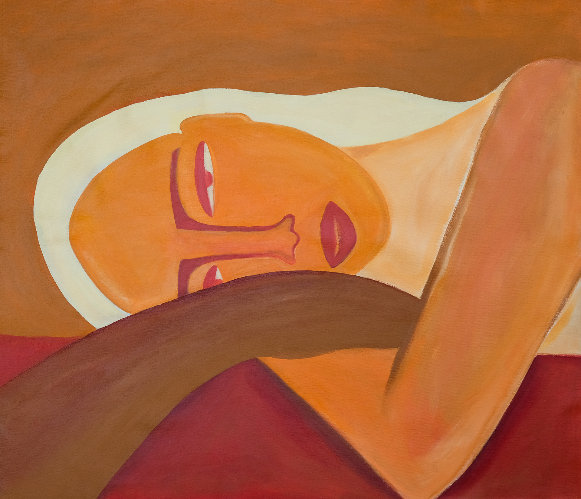 The Tension Between Being Seen and Hiding, 2025 (60x80 cm)