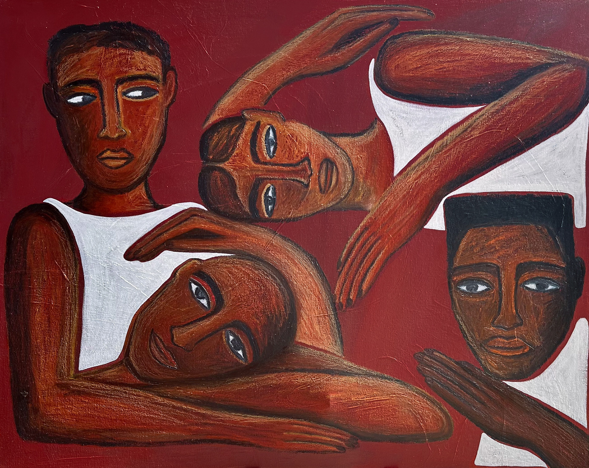 THE ESSENTIAL TIES, 2024 (120x100 cm)