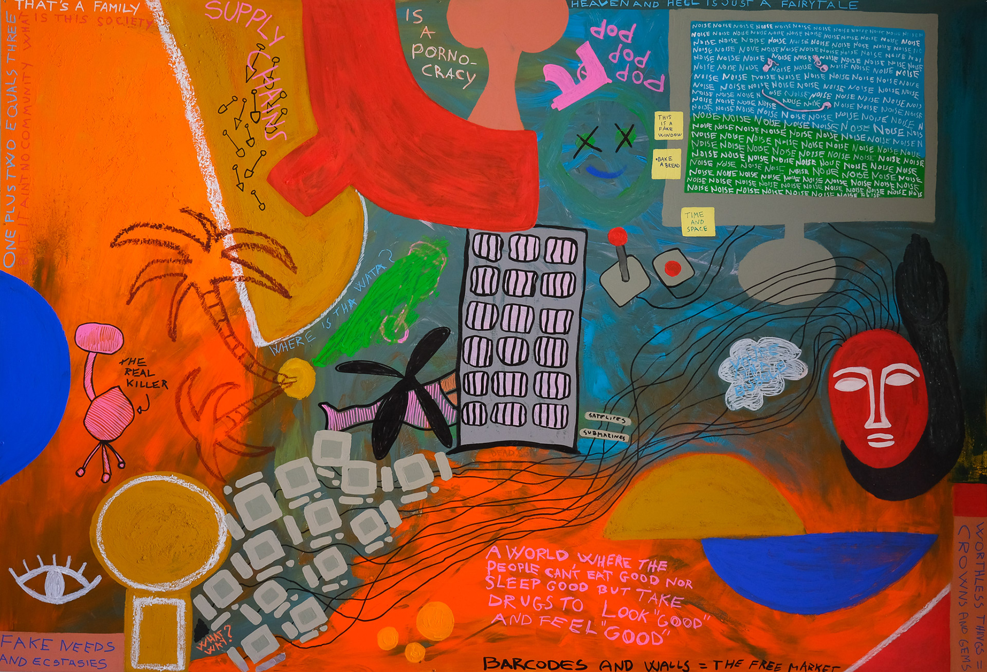 The YT Mess, 2024 (200x150 cm)