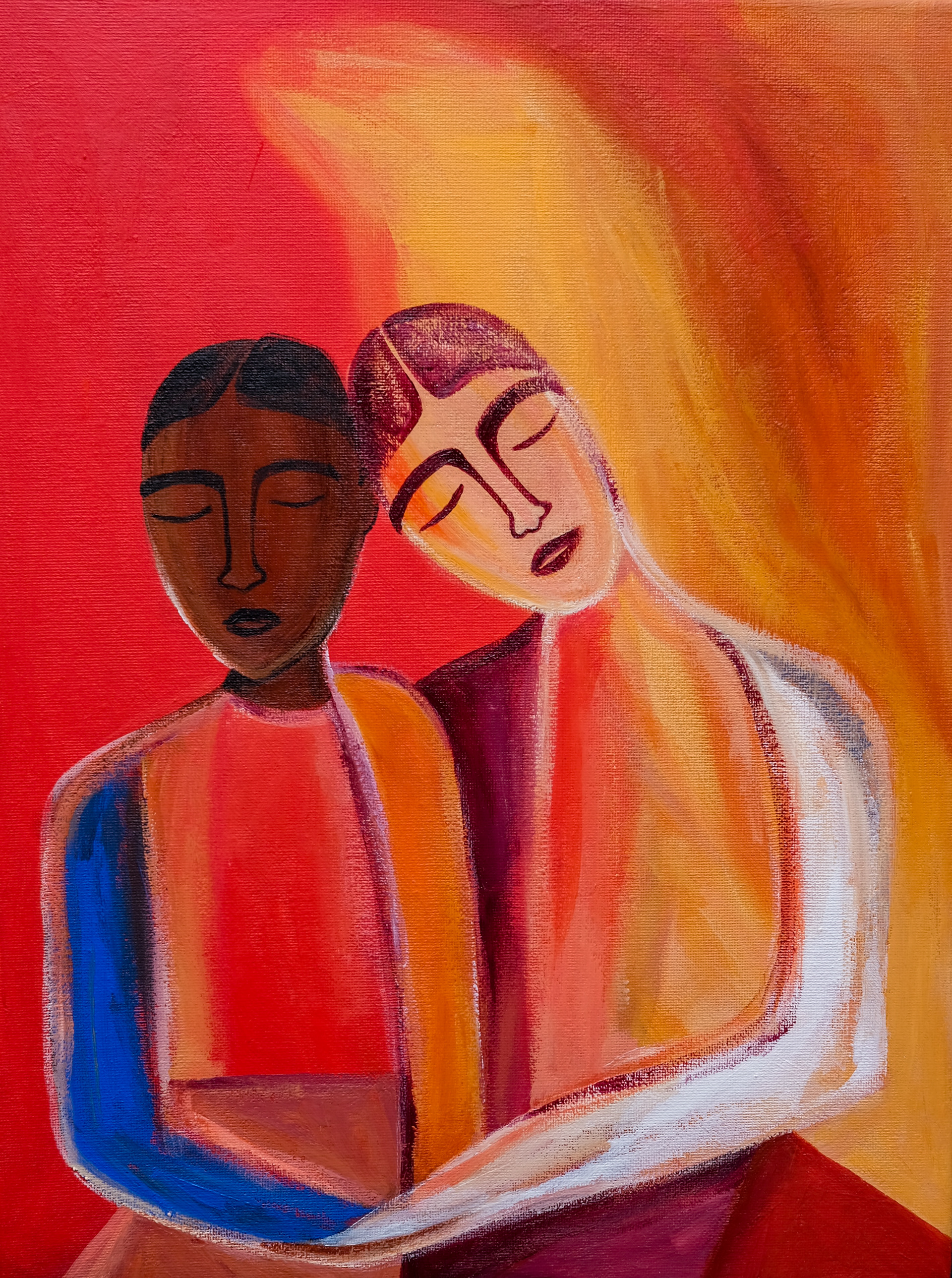 I've never met a nice white person, 2024 (30x40 cm)