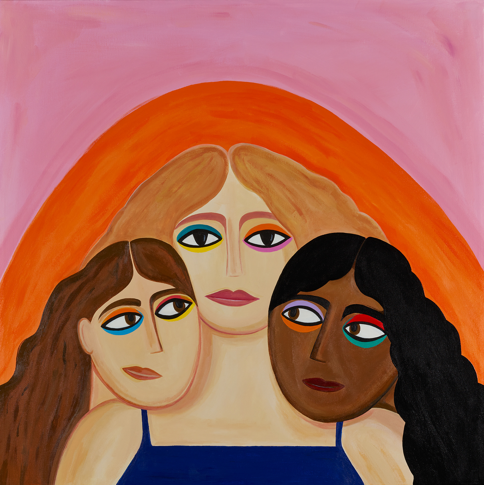 Medsøster, 2022 (80x80 cm)