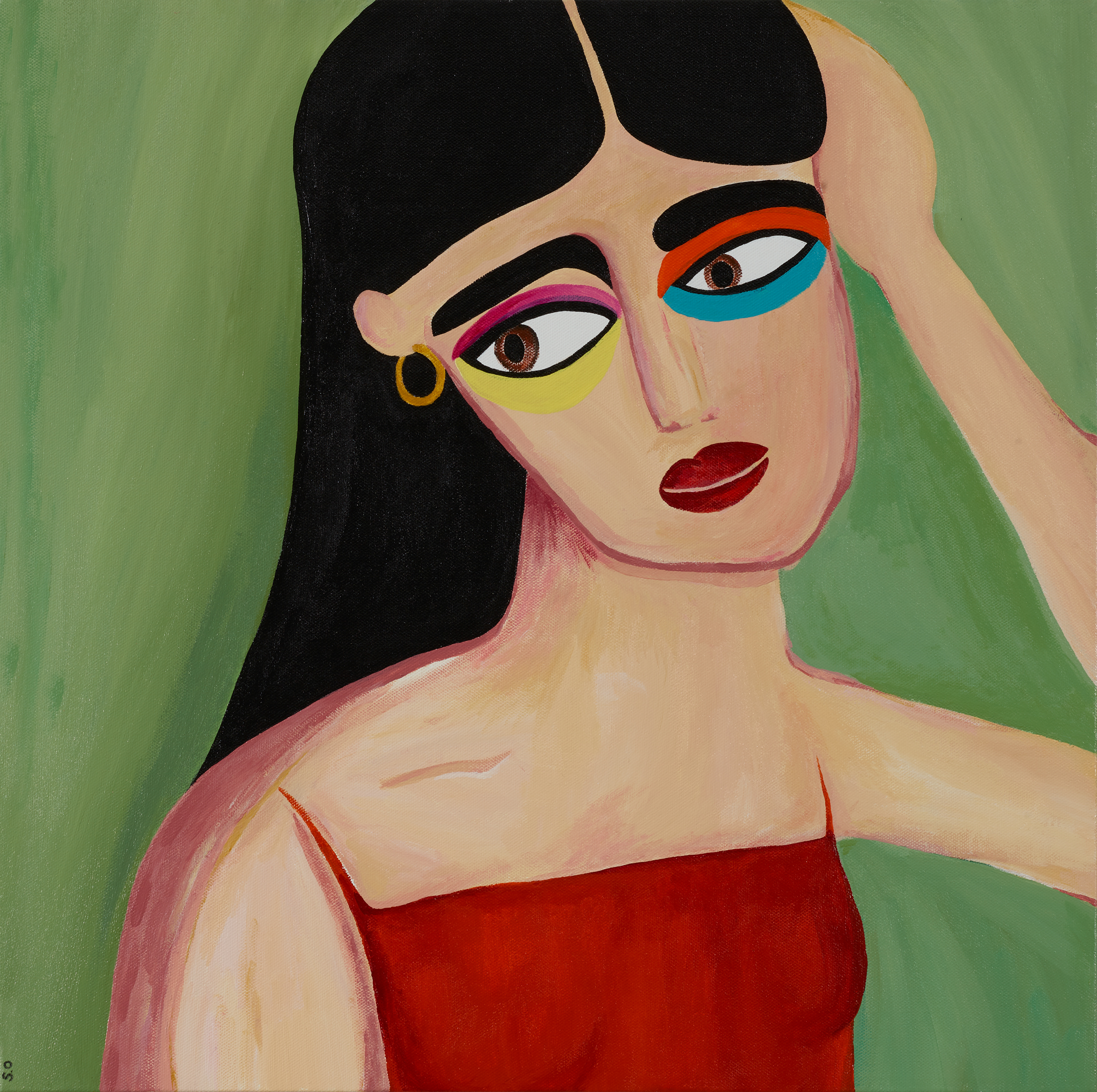 Bevidst, 2019 (50x50 cm)