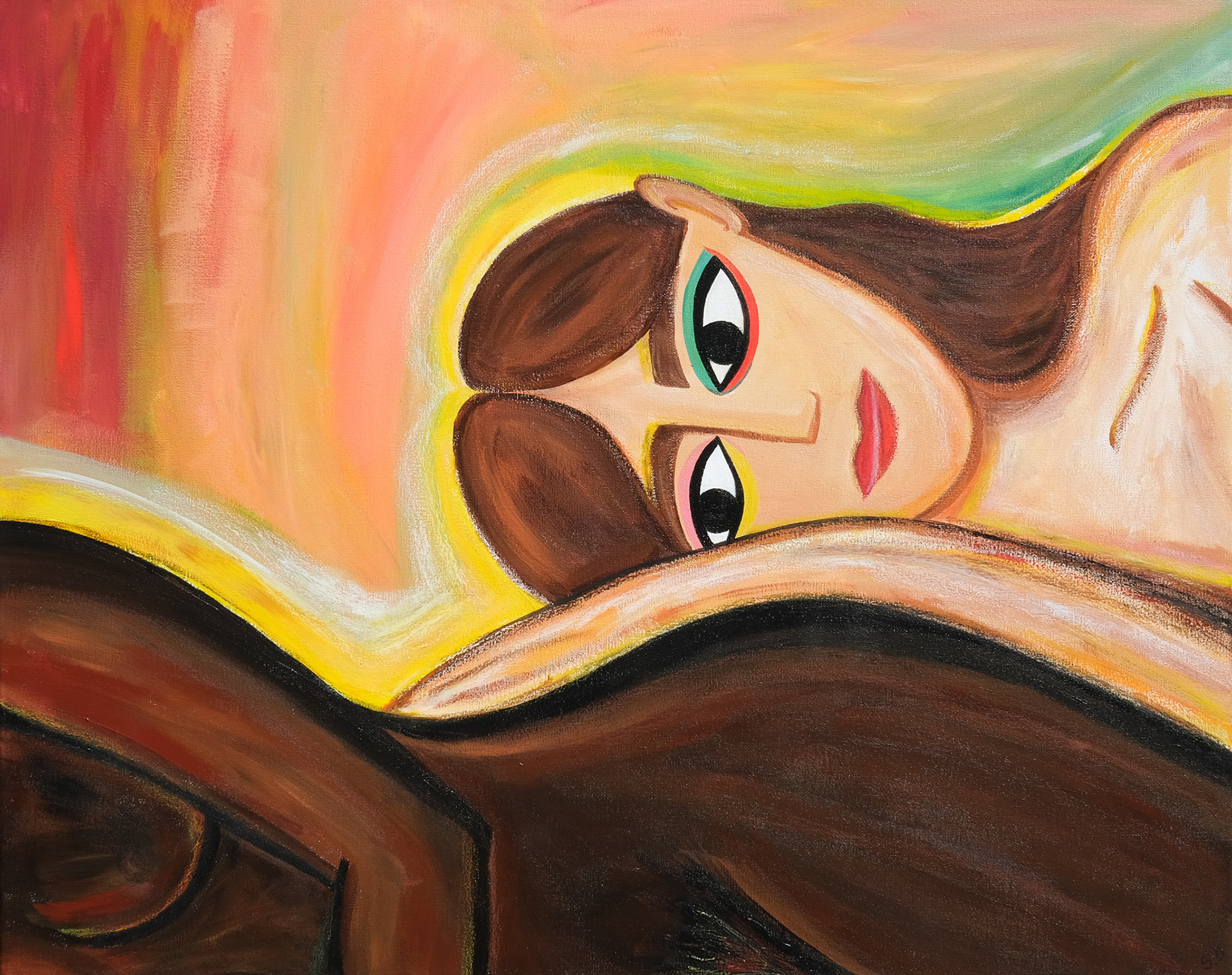 Everything is a mirror, 2023 (80x60 cm)