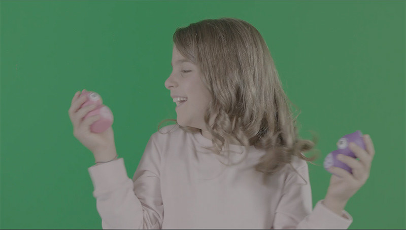 footage con attori su green screen