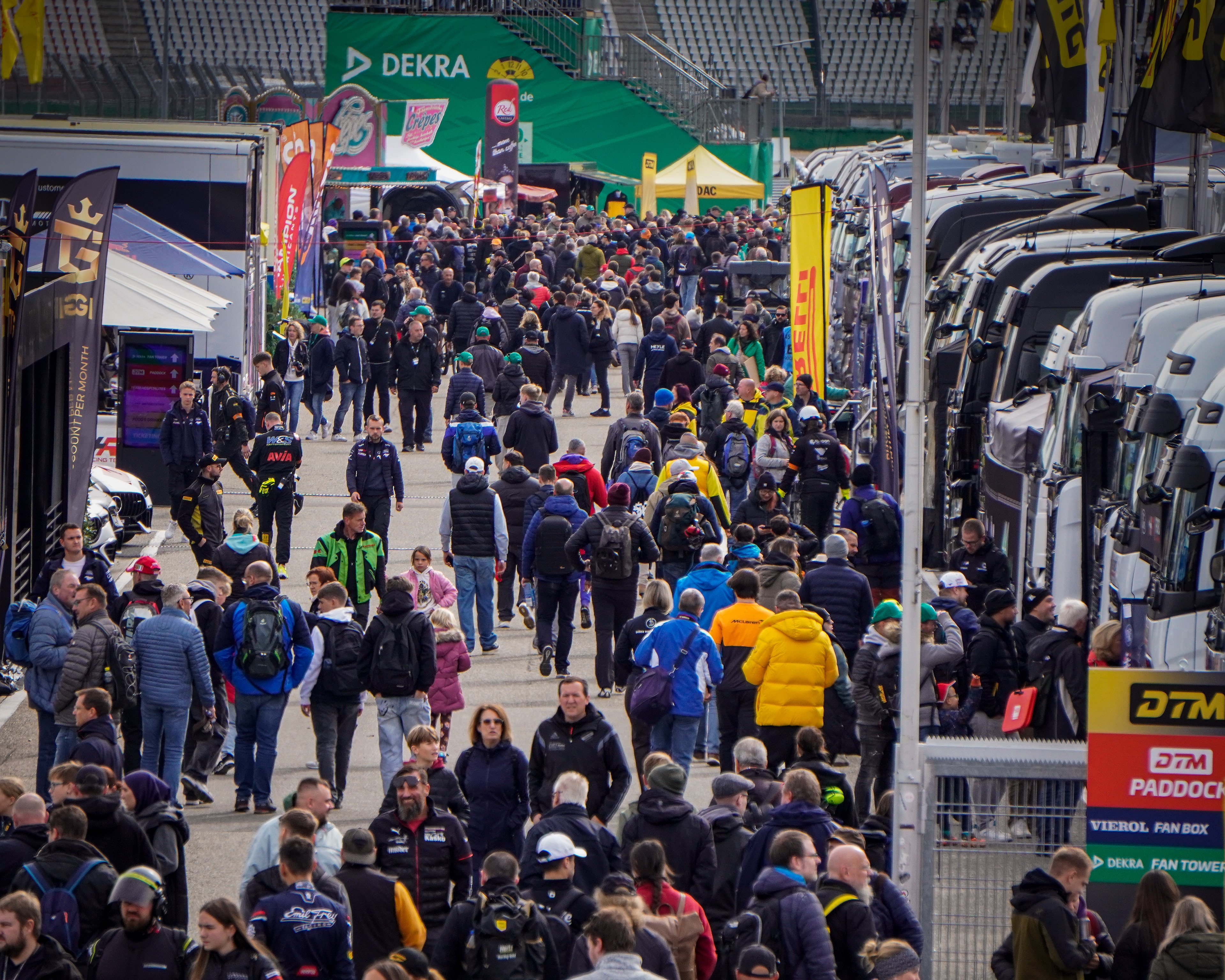 DTM Paddock in Hockenheim
