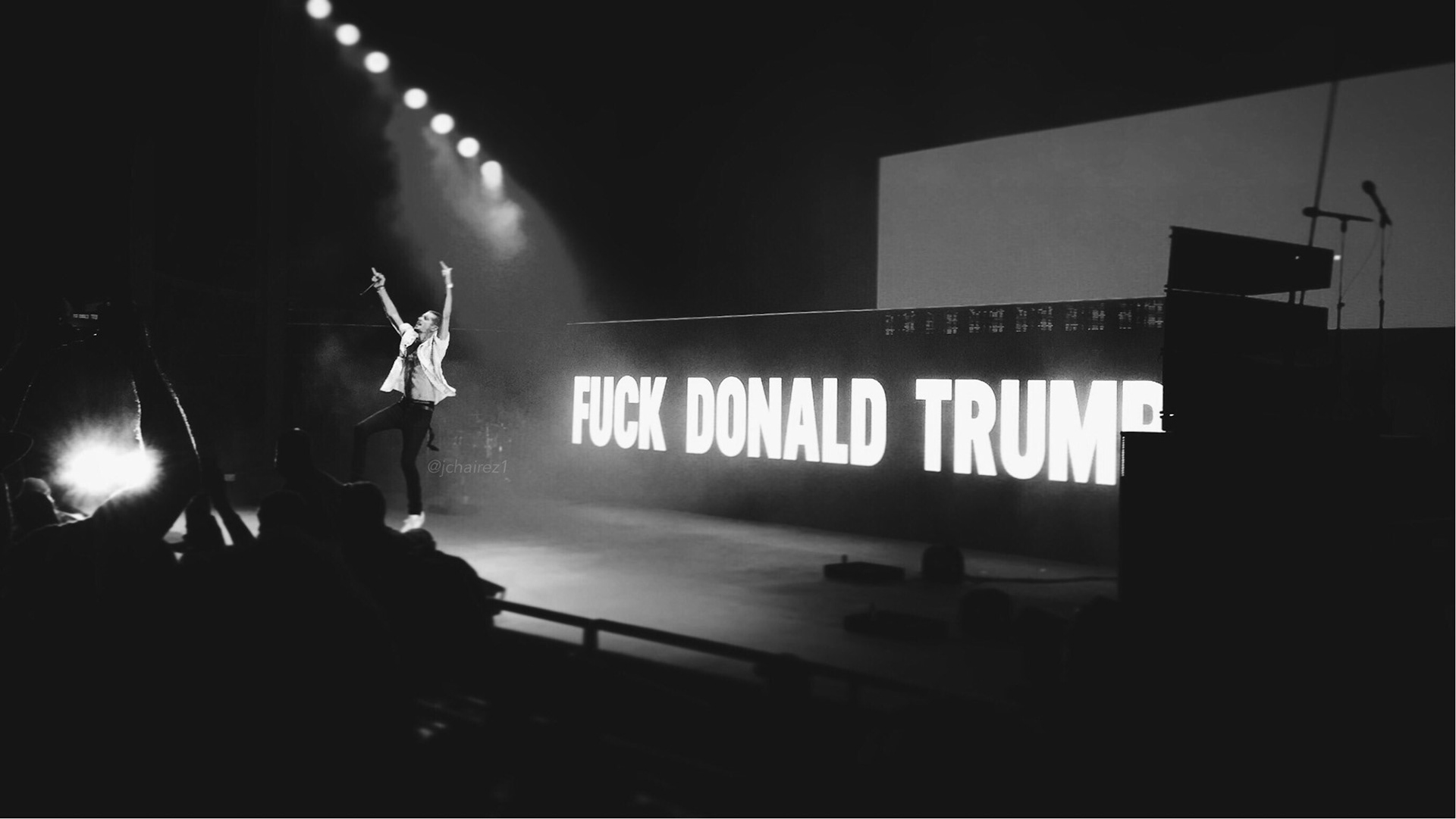 G-eazy performing at Red Rocks Amphitheater