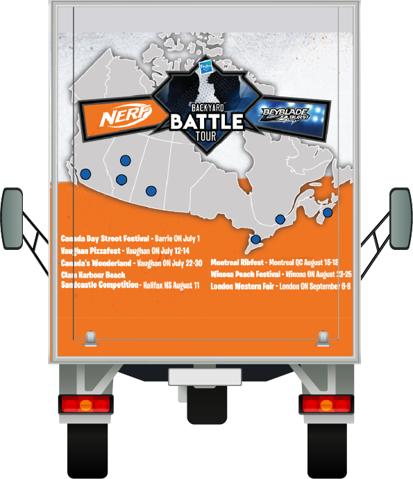 Hasbro x Nerf - Rear Panel Large Print