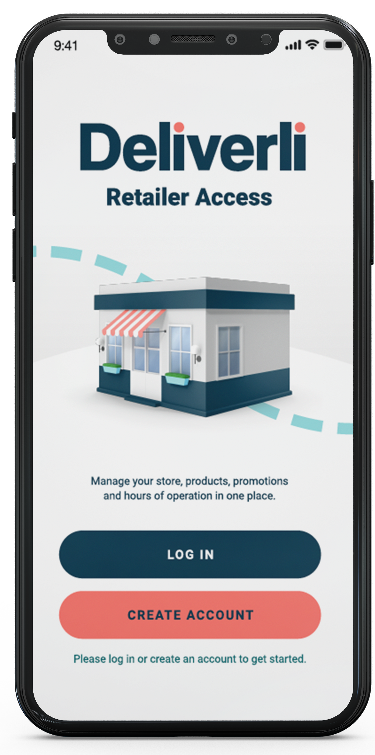 Retail login interface