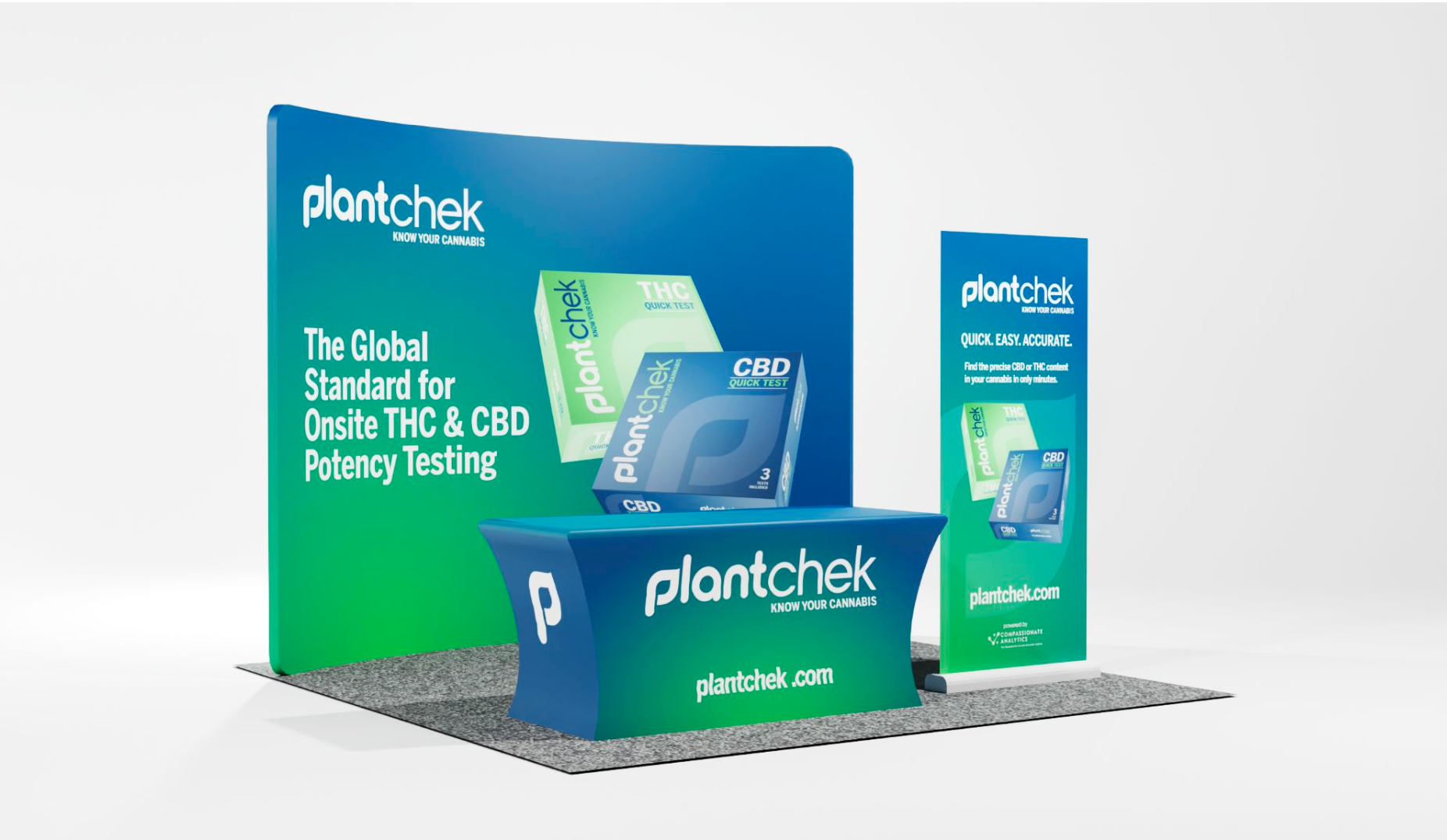 Tablecloth + Standing Banner + Back Wall