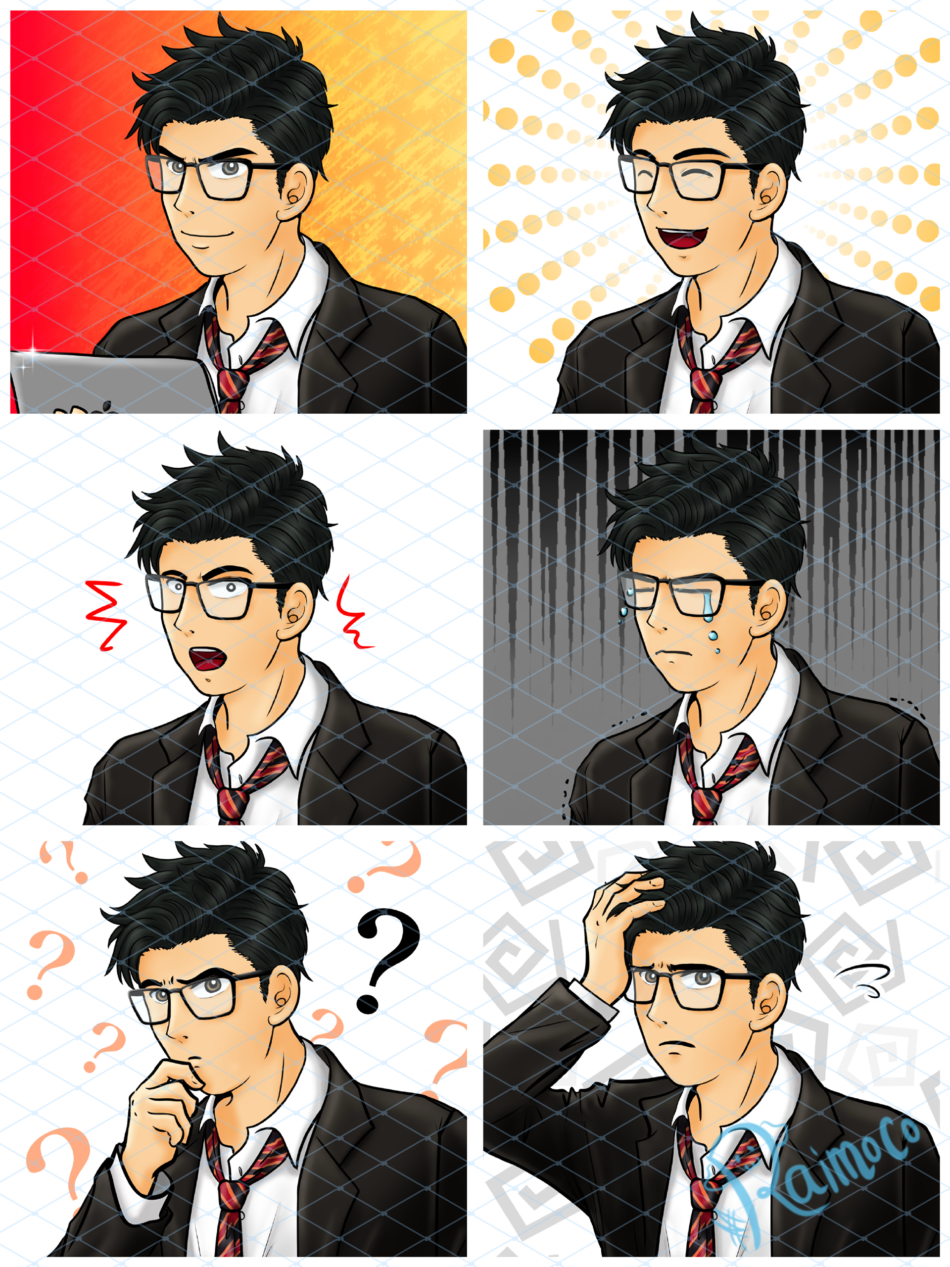 ブロガー ジョー様 ブログ用表情差分