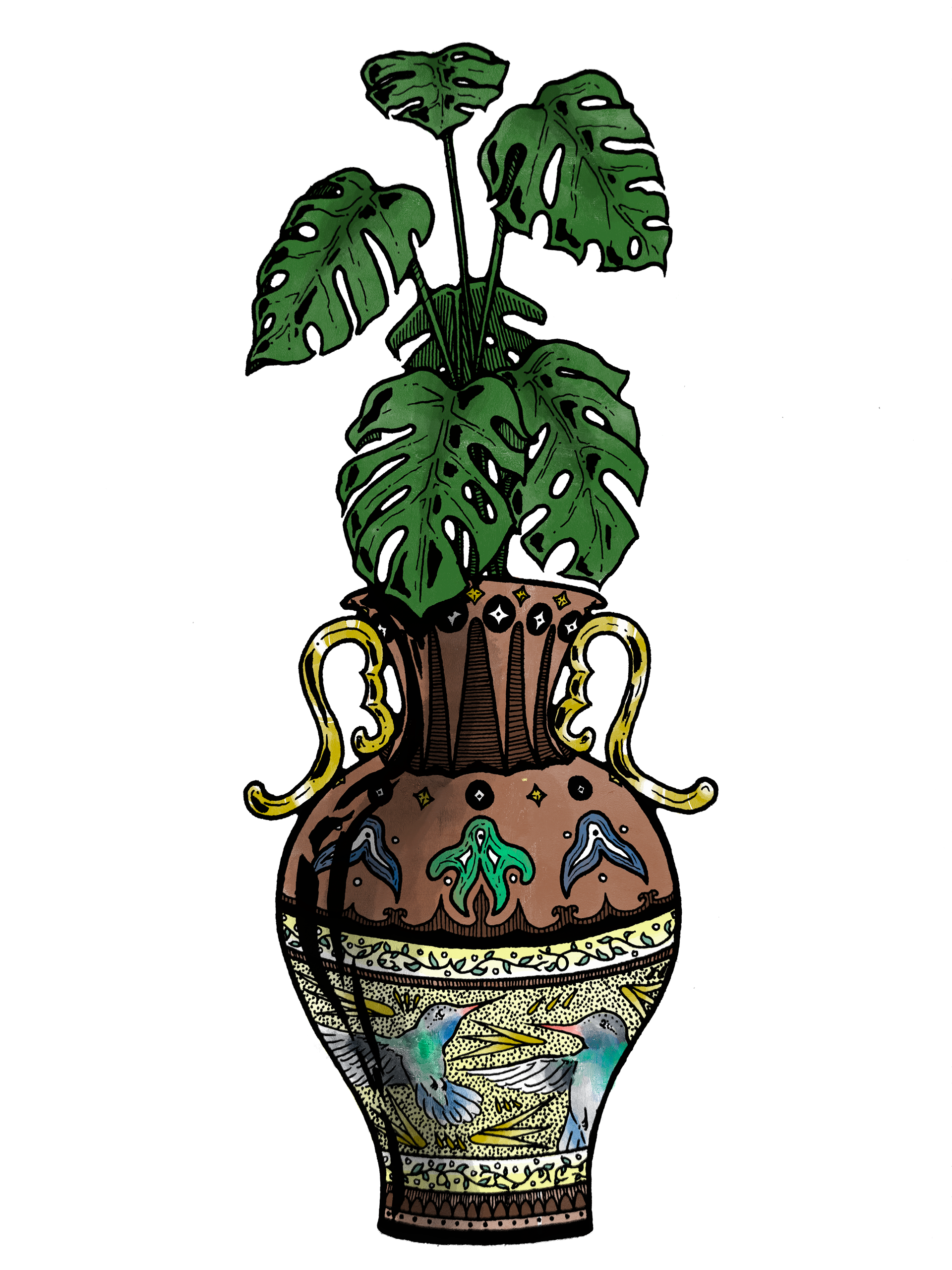 digitally colored