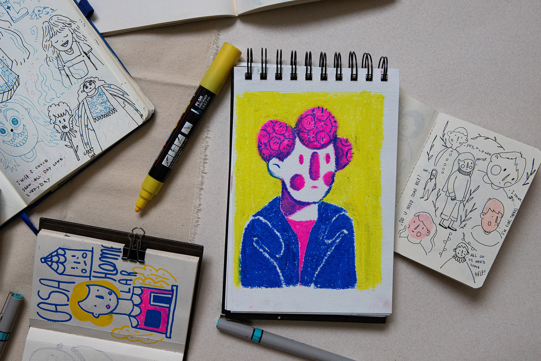 Sketchbooks, 2018 - 2022