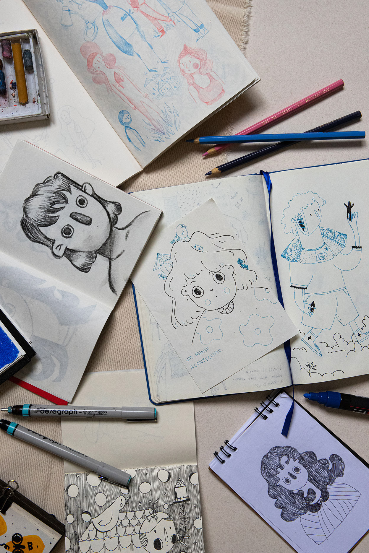 Sketchbooks, 2018-2022