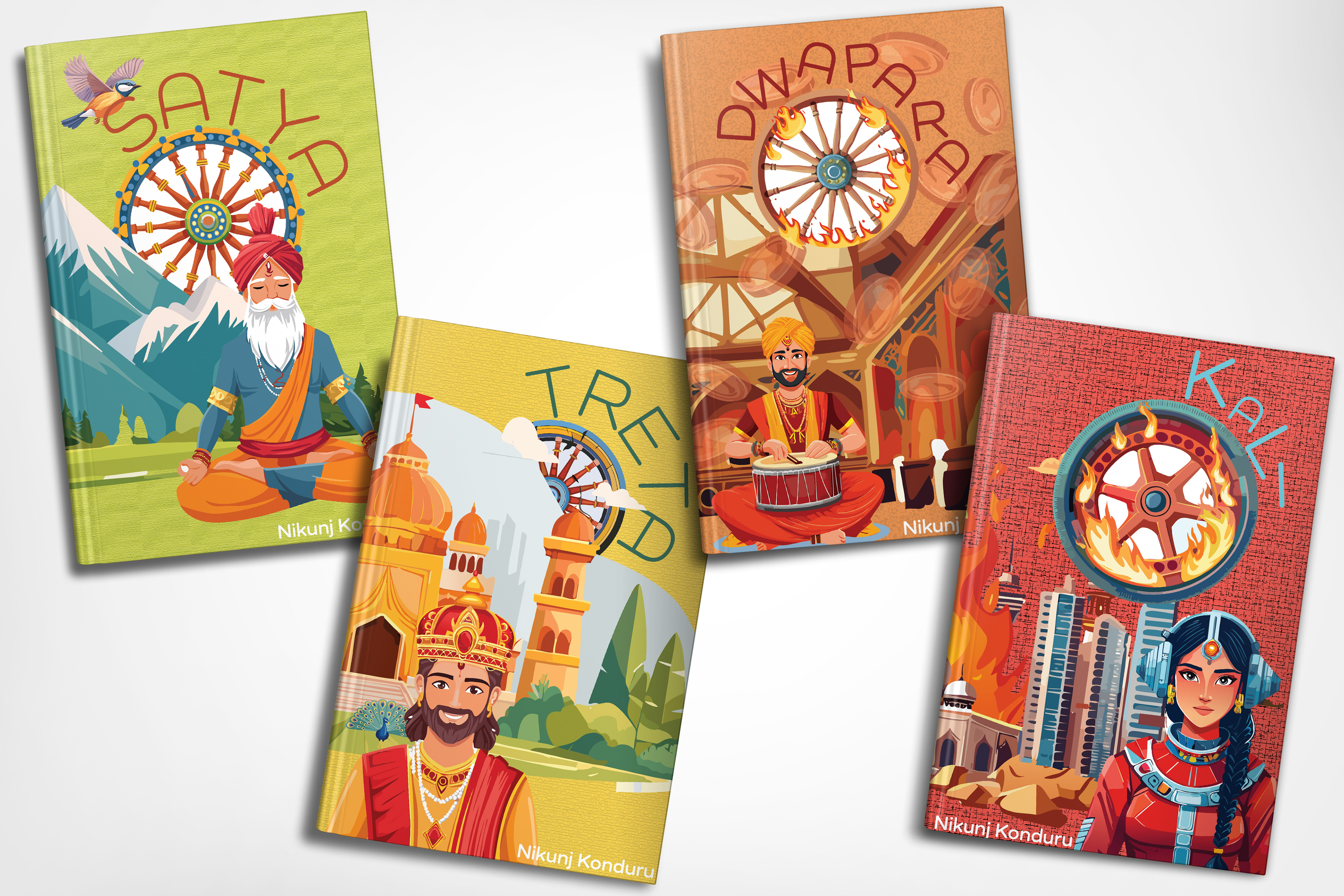 Yugas Book Series - Mockup