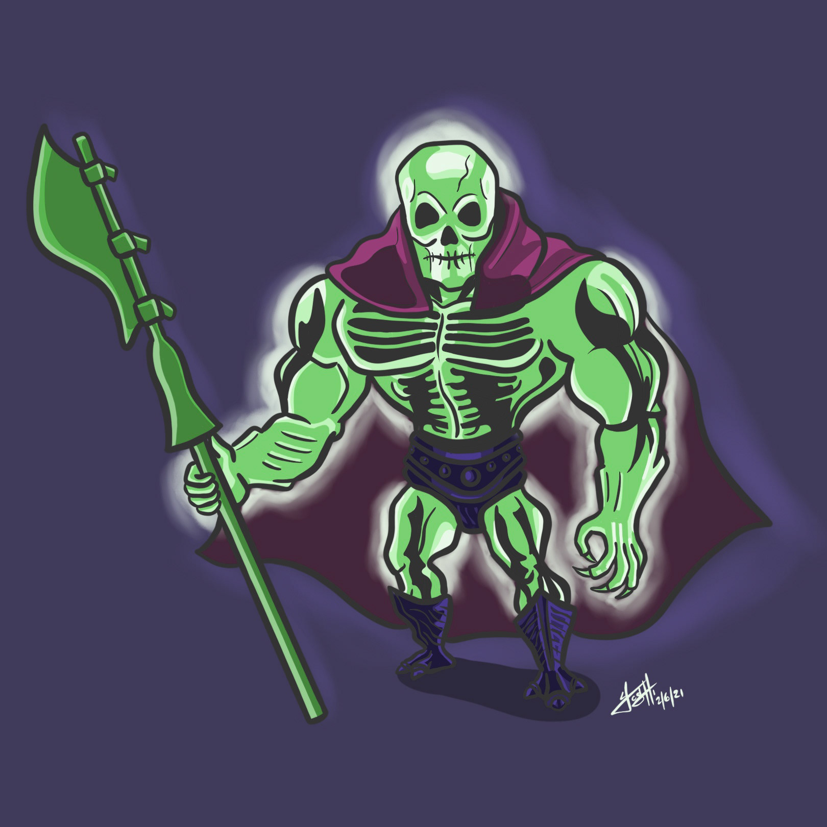 Digital Block-shaded