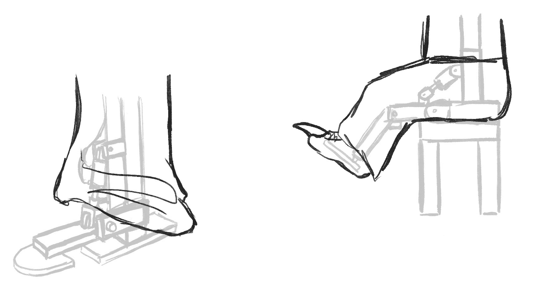 Leg mech concepts