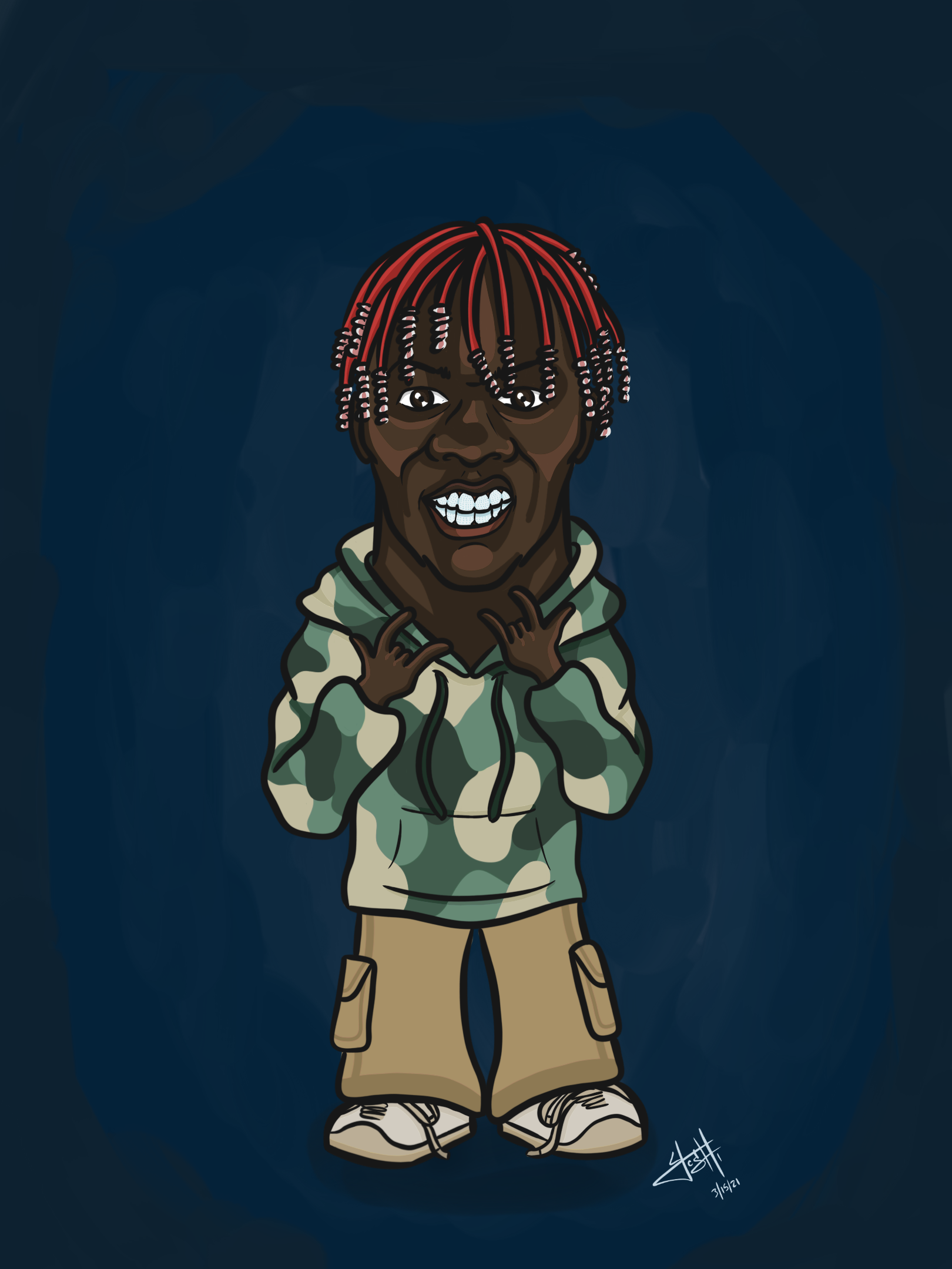 "Stylized Lil Yatchy"- 2021