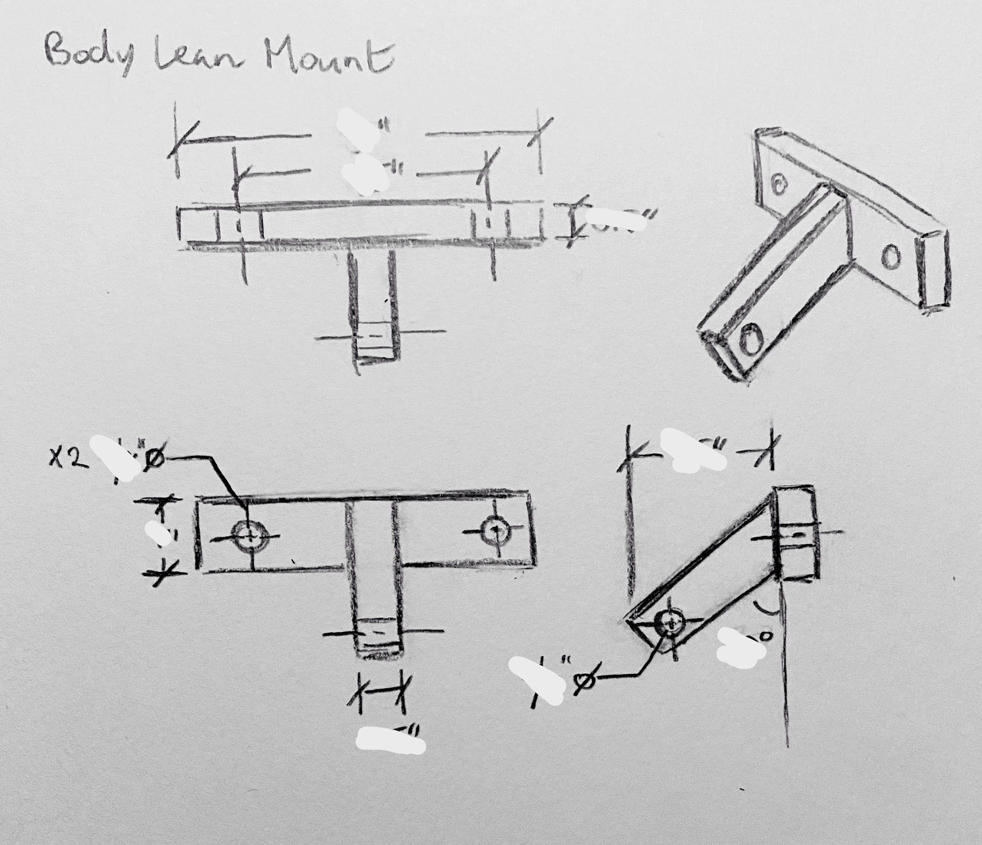 Body-lean Multi-view Drawing