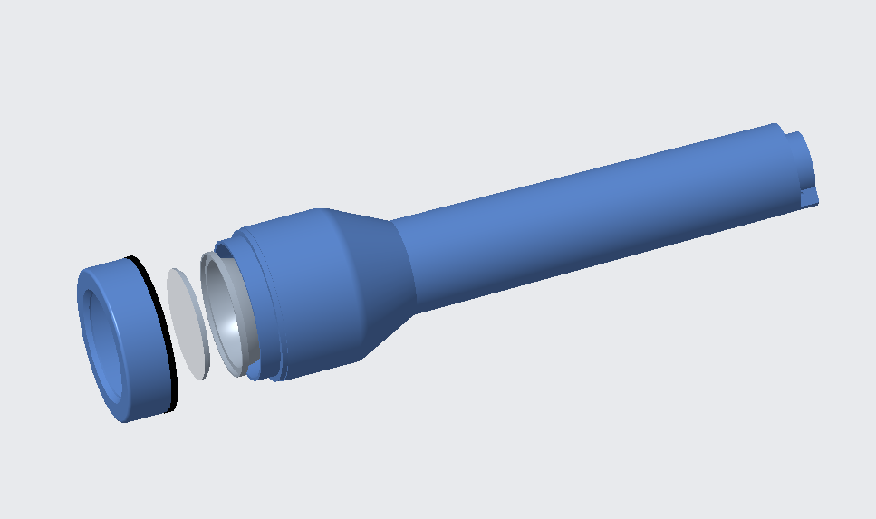 Flashlight Exploded View