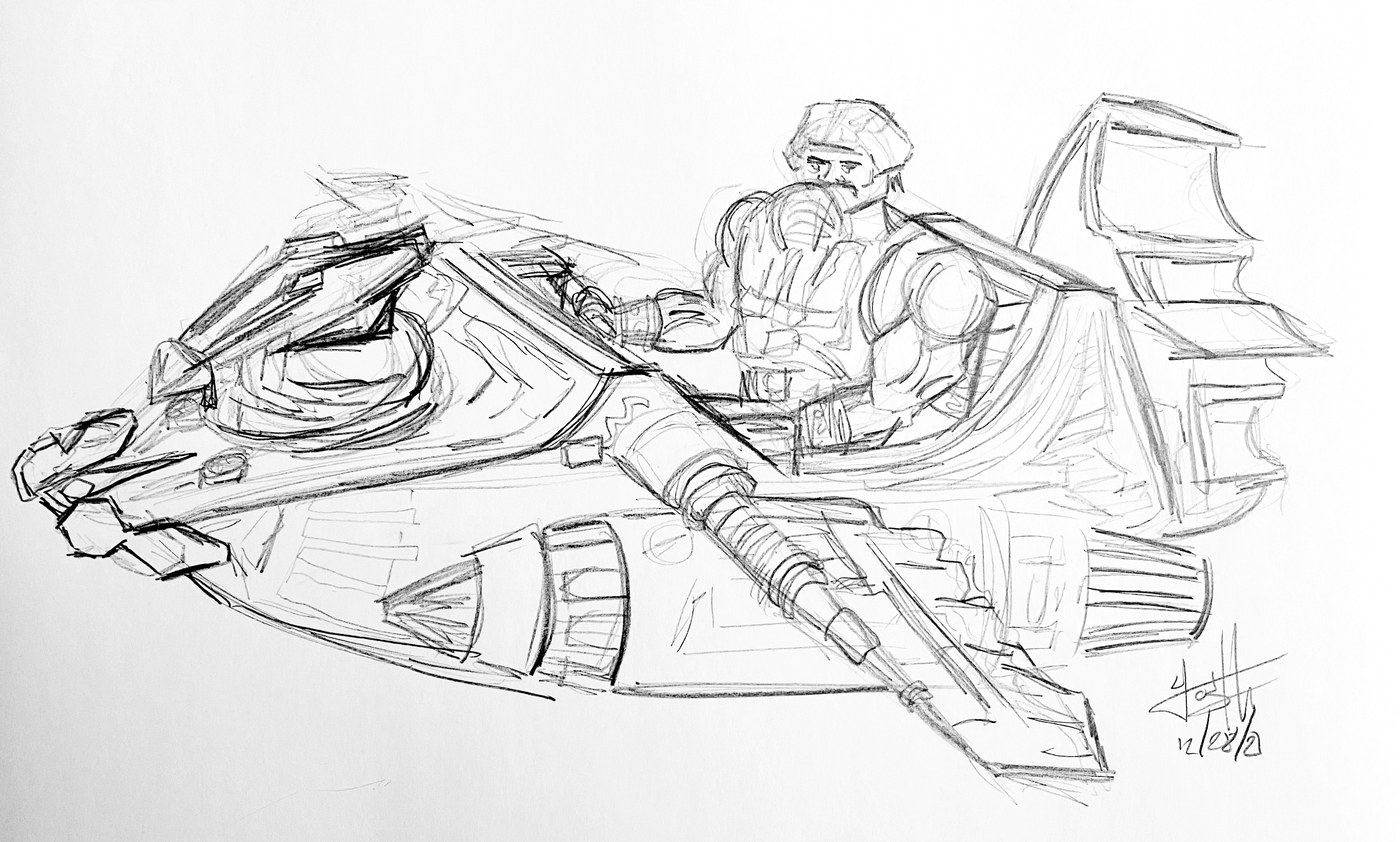 “Man-at-Arms in Wind Raider” Still Life