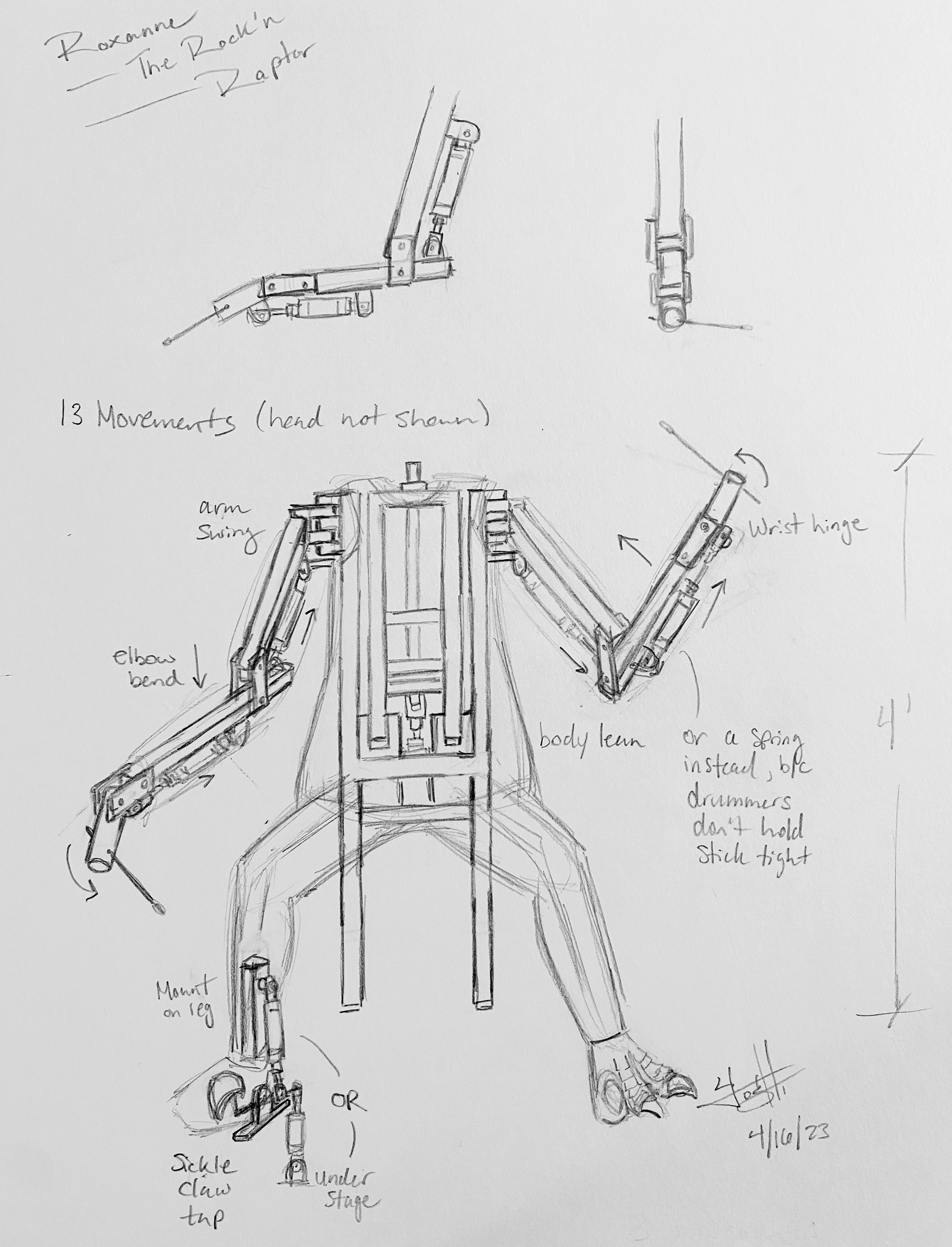 "Roxanne Mech Design V1"- 2023