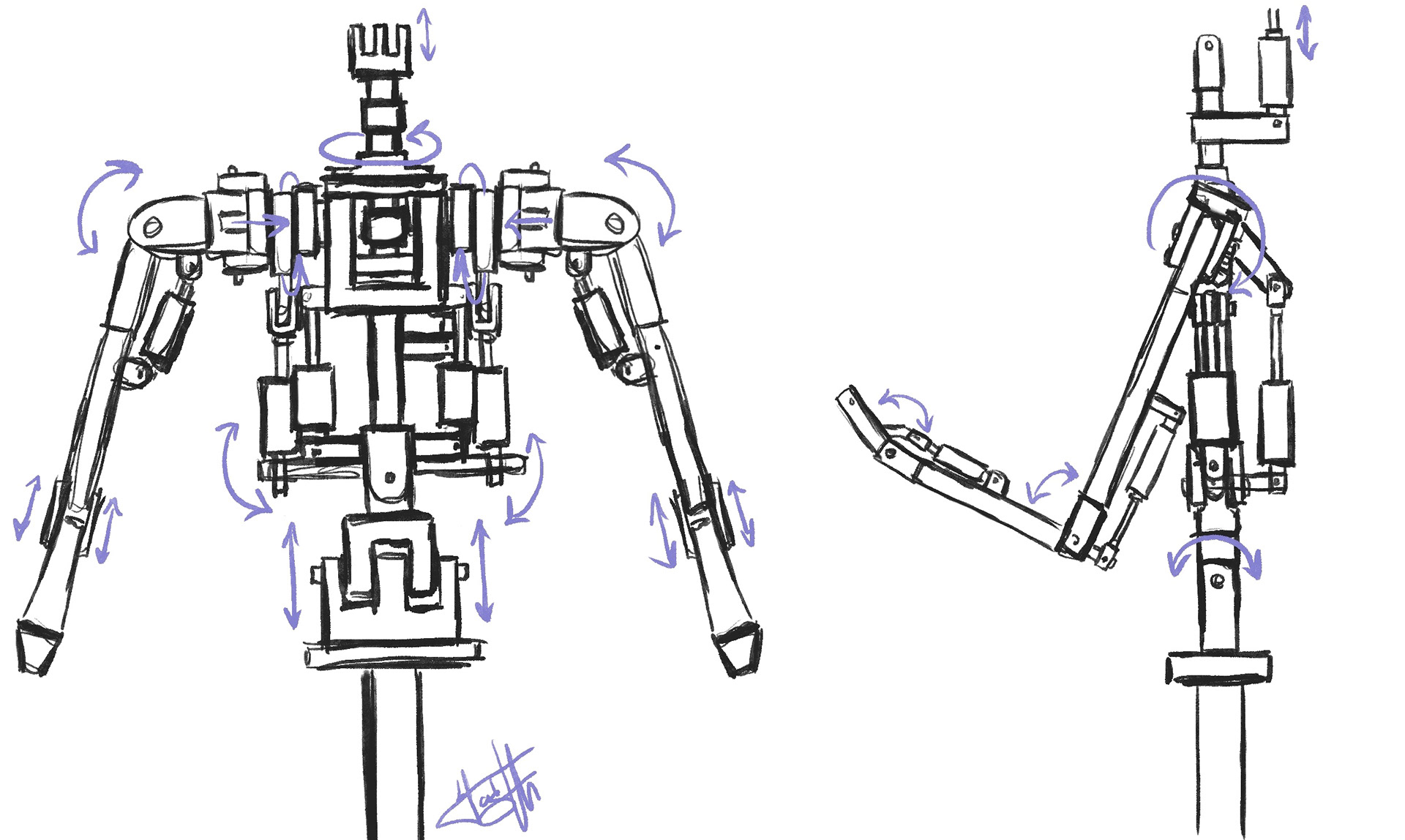 Intricate mech concept